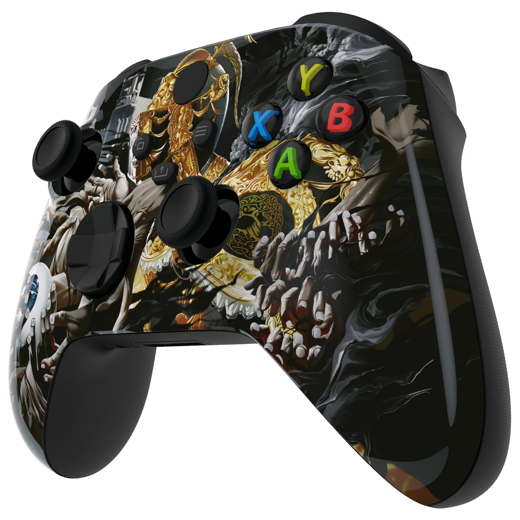 eXtremeRate Replacement Front Housing Shell for Xbox Series X & S Controller - Decay of Honor Nebula - Image 4