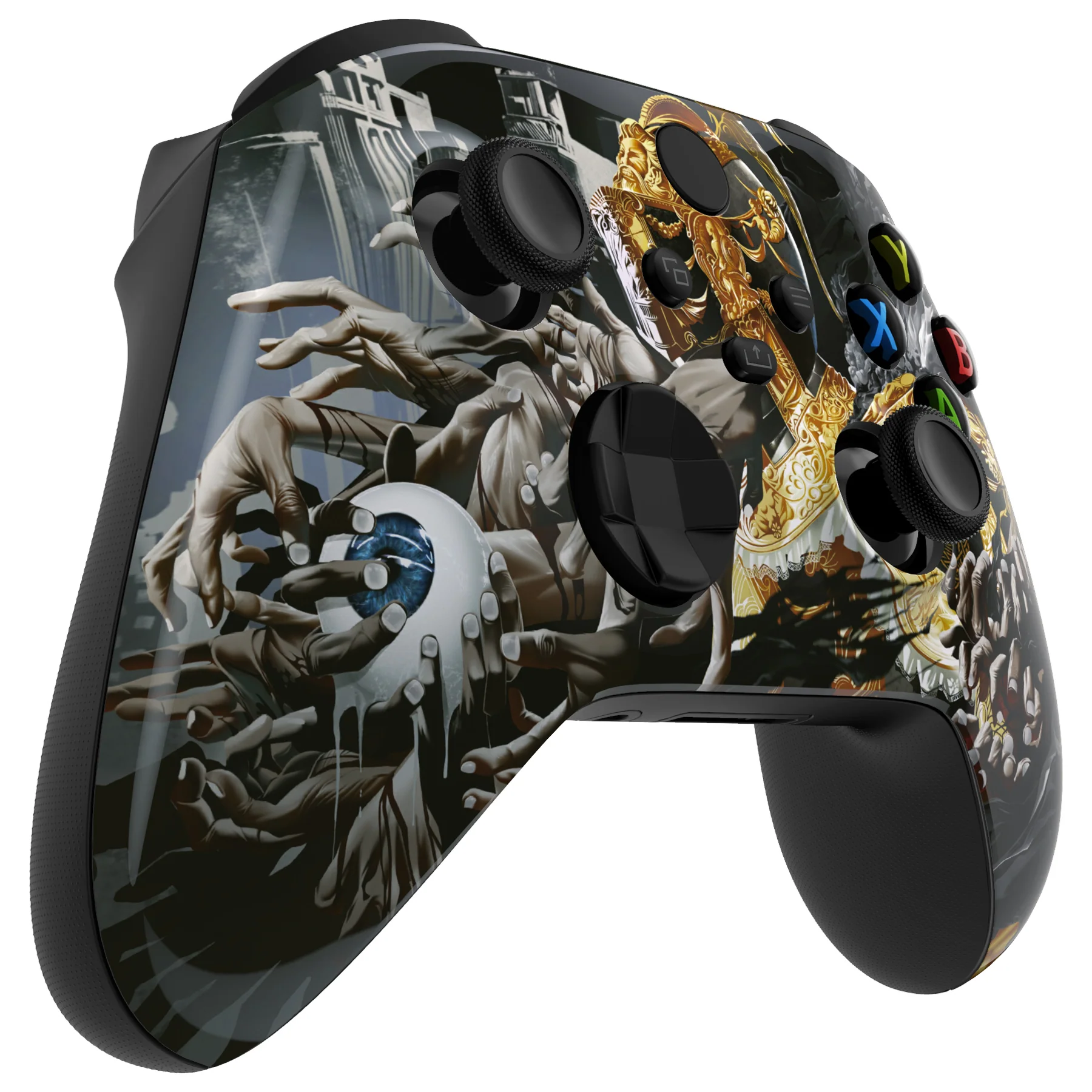 eXtremeRate Replacement Front Housing Shell for Xbox Series X & S Controller - Decay of Honor Nebula - Image 5