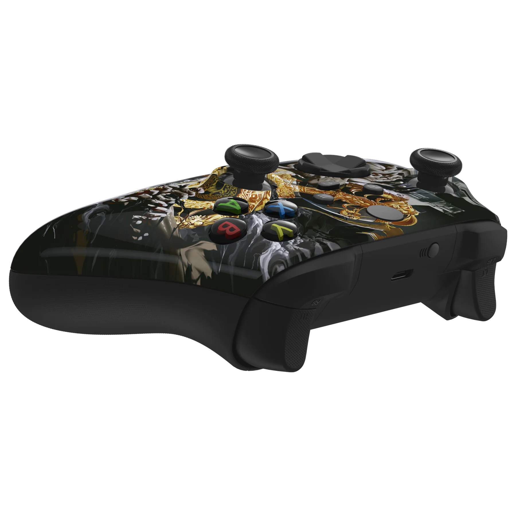 eXtremeRate Replacement Front Housing Shell for Xbox Series X & S Controller - Decay of Honor Nebula - Image 6