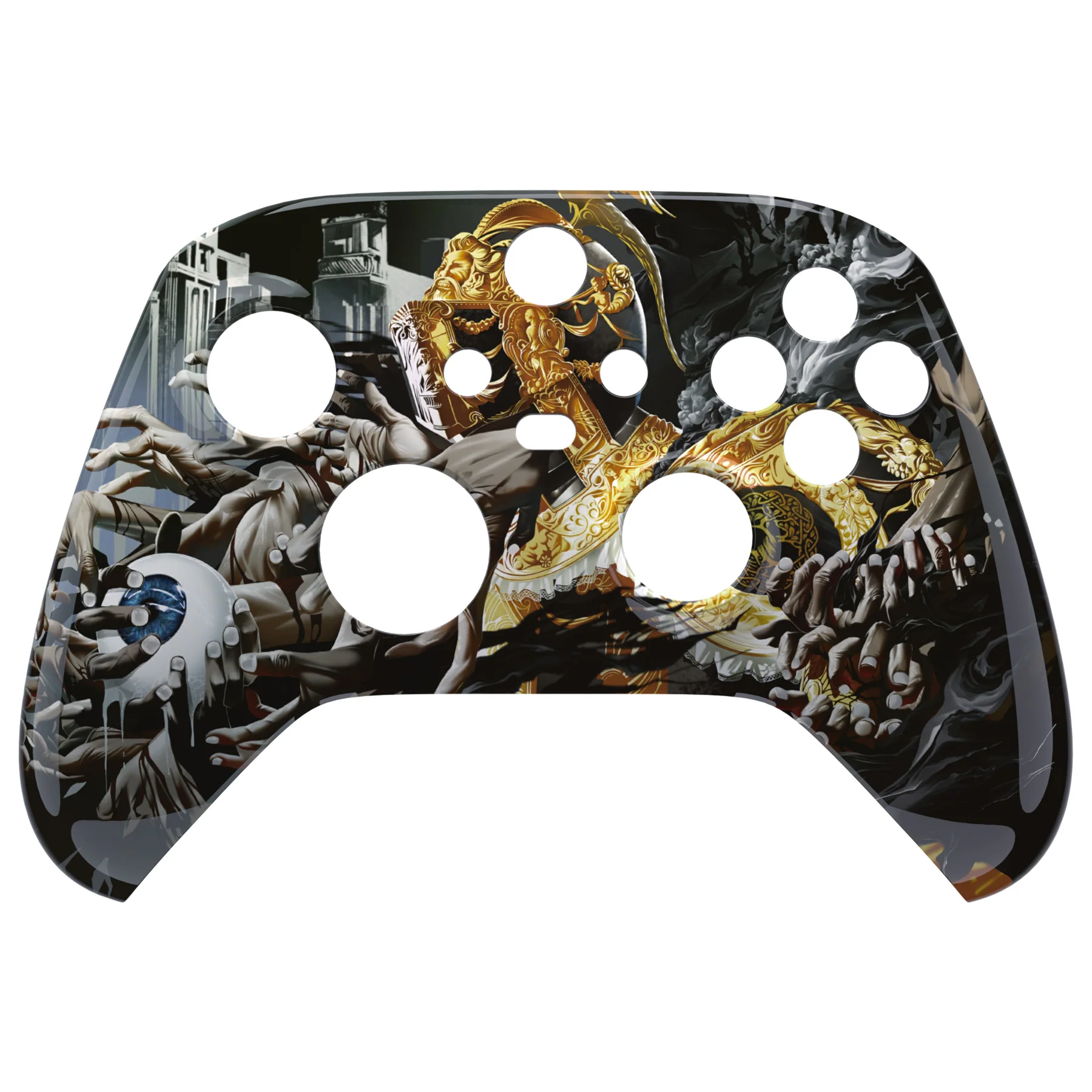 eXtremeRate Replacement Front Housing Shell for Xbox Series X & S Controller - Decay of Honor Nebula - Image 7
