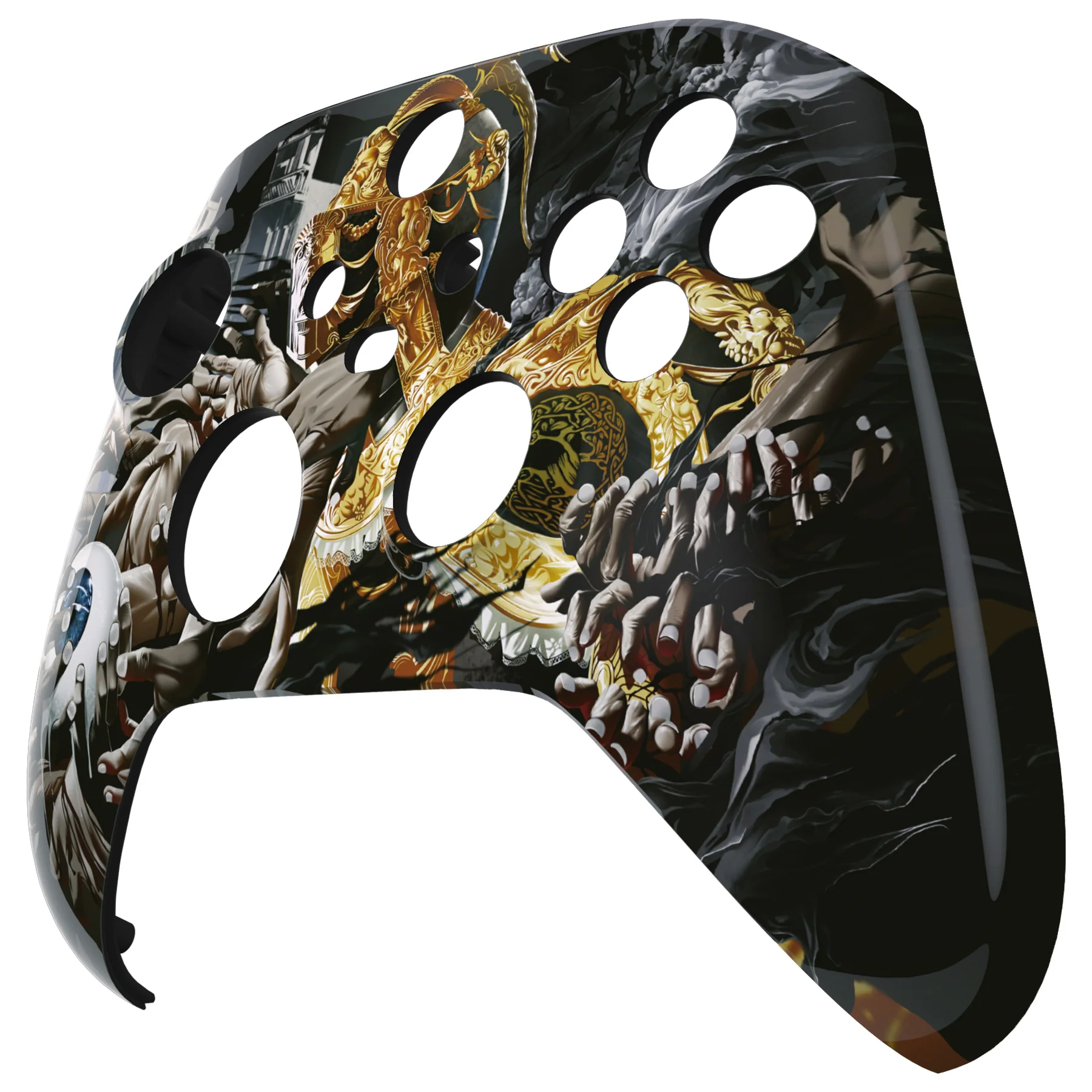 eXtremeRate Replacement Front Housing Shell for Xbox Series X & S Controller - Decay of Honor Nebula - Image 8