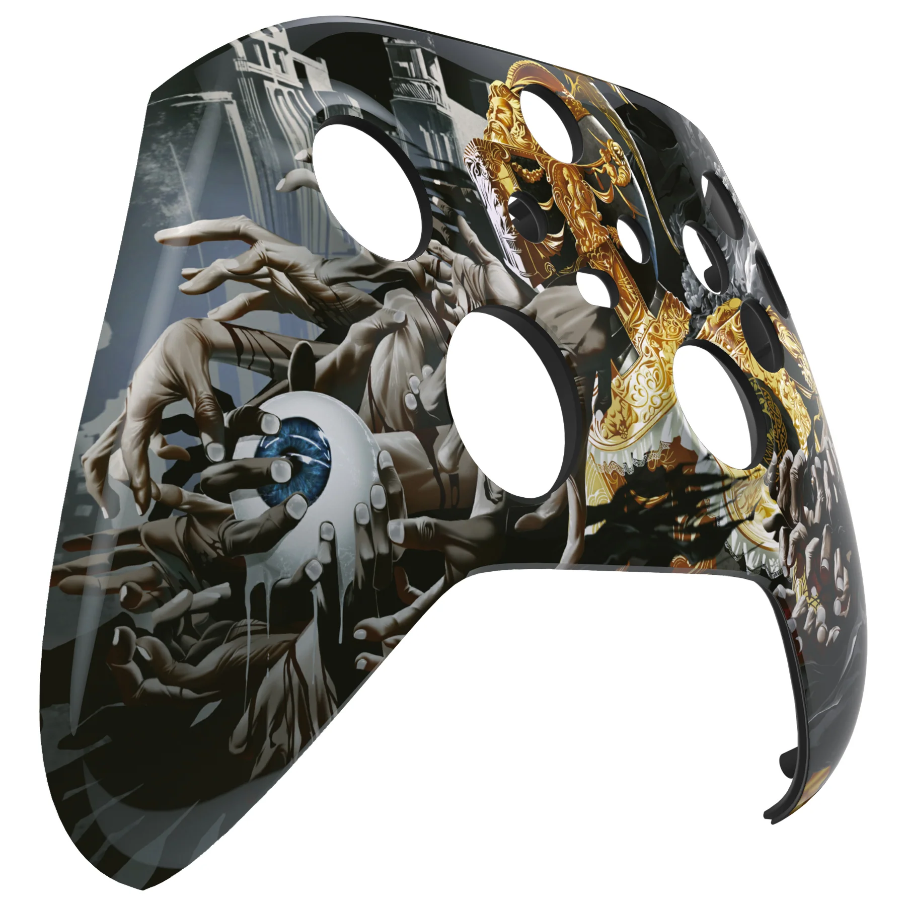 eXtremeRate Replacement Front Housing Shell for Xbox Series X & S Controller - Decay of Honor Nebula - Image 9