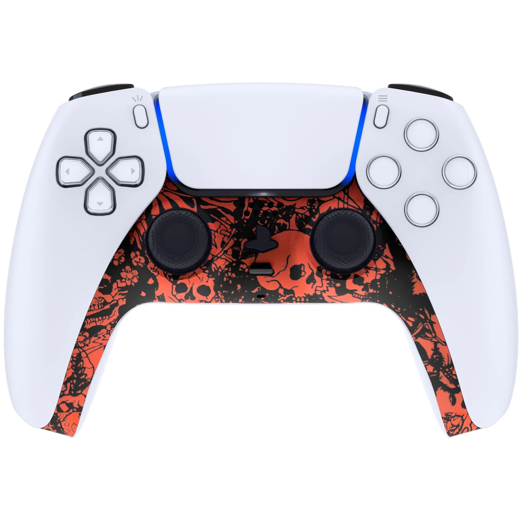 eXtremeRate Replacement Decorative Trim Shell with Accent Rings Compatible with PS5 Controller BDM-010/020/030/040/050 - Demons and Monsters - Image 2