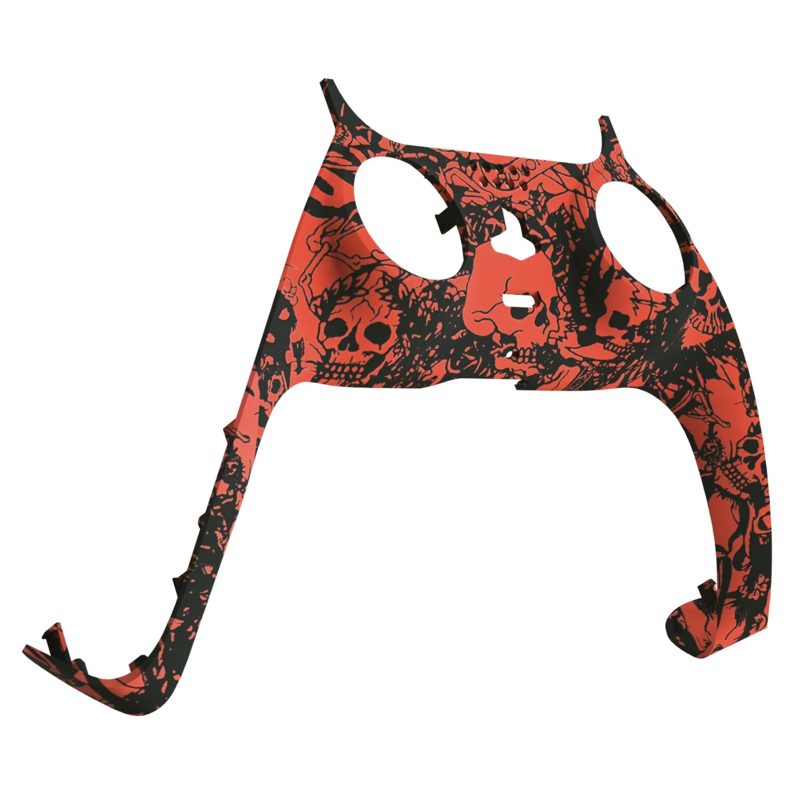 eXtremeRate Replacement Decorative Trim Shell with Accent Rings Compatible with PS5 Controller BDM-010/020/030/040/050 - Demons and Monsters - Image 9