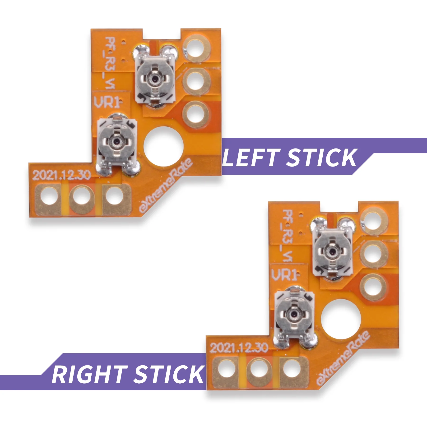 eXtremeRate Drifix Thumbsticks Drift Fix Repair Kit for PS4 Slim Pro Controller (JDM-040/050/055) - Image 4