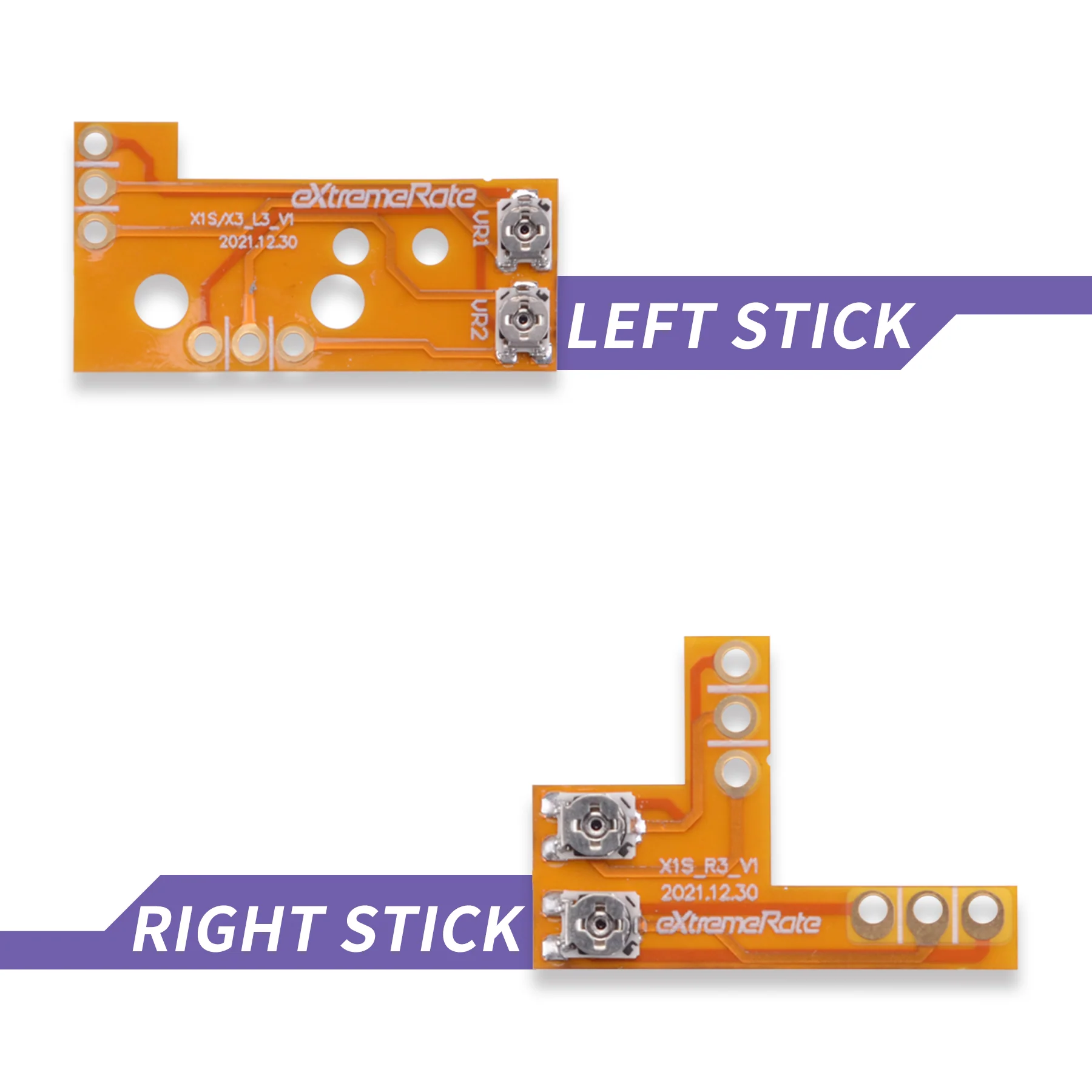 eXtremeRate Drifix Thumbsticks Drift Fix Repair Kit for Xbox One S & X Controller (Model 1708), Custom Analog Stick Joystick Regulator Circuit Board for Xbox One S/X Controller - X1MD002 - Image 5
