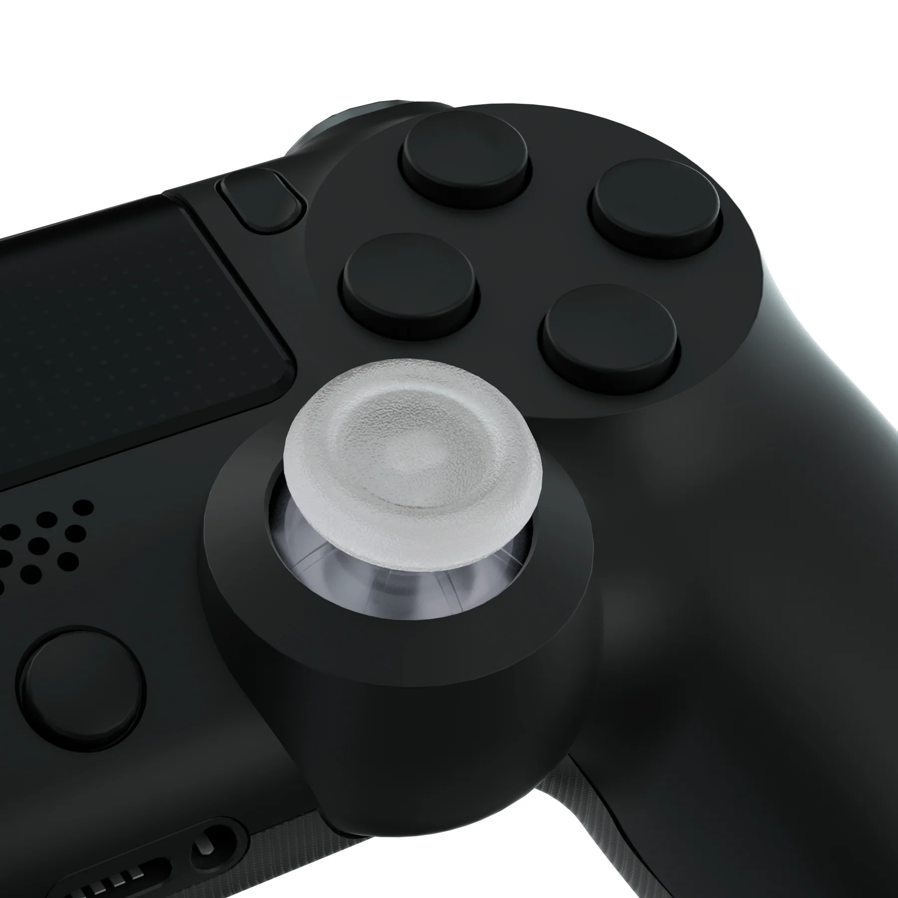 eXtremeRate Dual-Color Replacement 3D Joystick Thumbsticks Compatible with PS4 Slim Pro Controller - Glow in Dark - Green - Image 3