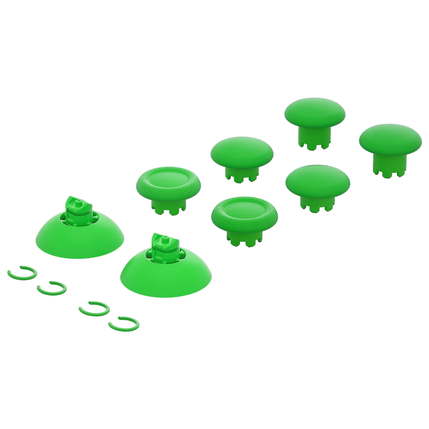 eXtremeRate EDGE Sticks Replacement Interchangeable Thumbsticks for PS5 & PS4 All Model Controllers - Green - Image 3