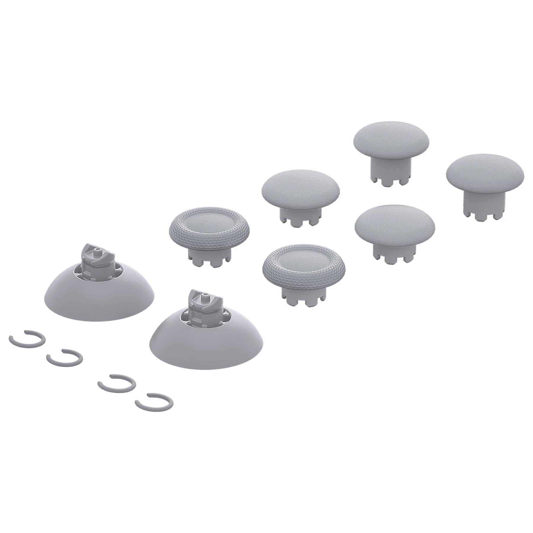 eXtremeRate EDGE Sticks Replacement Interchangeable Thumbsticks for PS5 & PS4 All Model Controllers - New Hope Gray - Image 3