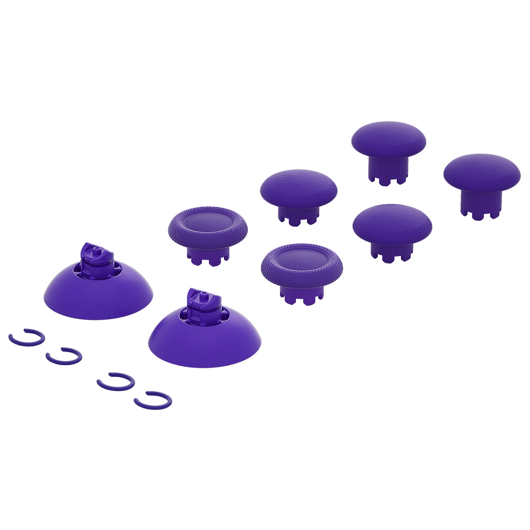 eXtremeRate EDGE Sticks Replacement Interchangeable Thumbsticks for PS5 & PS4 All Model Controllers - Purple - Image 3