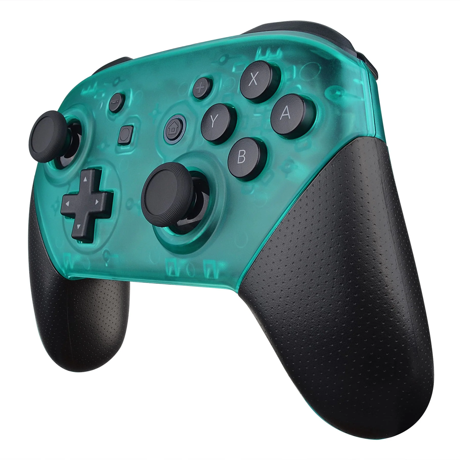 eXtremeRate Replacement Faceplate and Backplate for Nintendo Switch Pro Controller - Emerald Green - Image 4