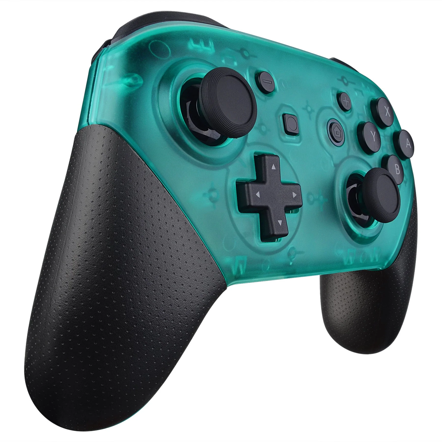 eXtremeRate Replacement Faceplate and Backplate for Nintendo Switch Pro Controller - Emerald Green - Image 5