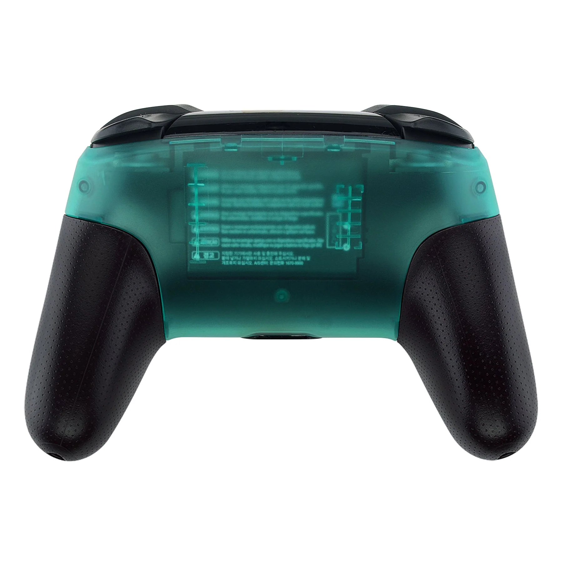 eXtremeRate Replacement Faceplate and Backplate for Nintendo Switch Pro Controller - Emerald Green - Image 7