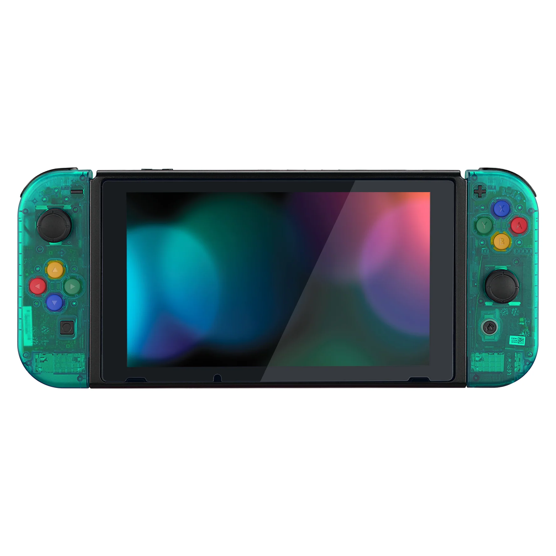 eXtremeRate Replacement Full Set Shell Case with Buttons for Joycon of NS Switch - Emerald Green - Image 4