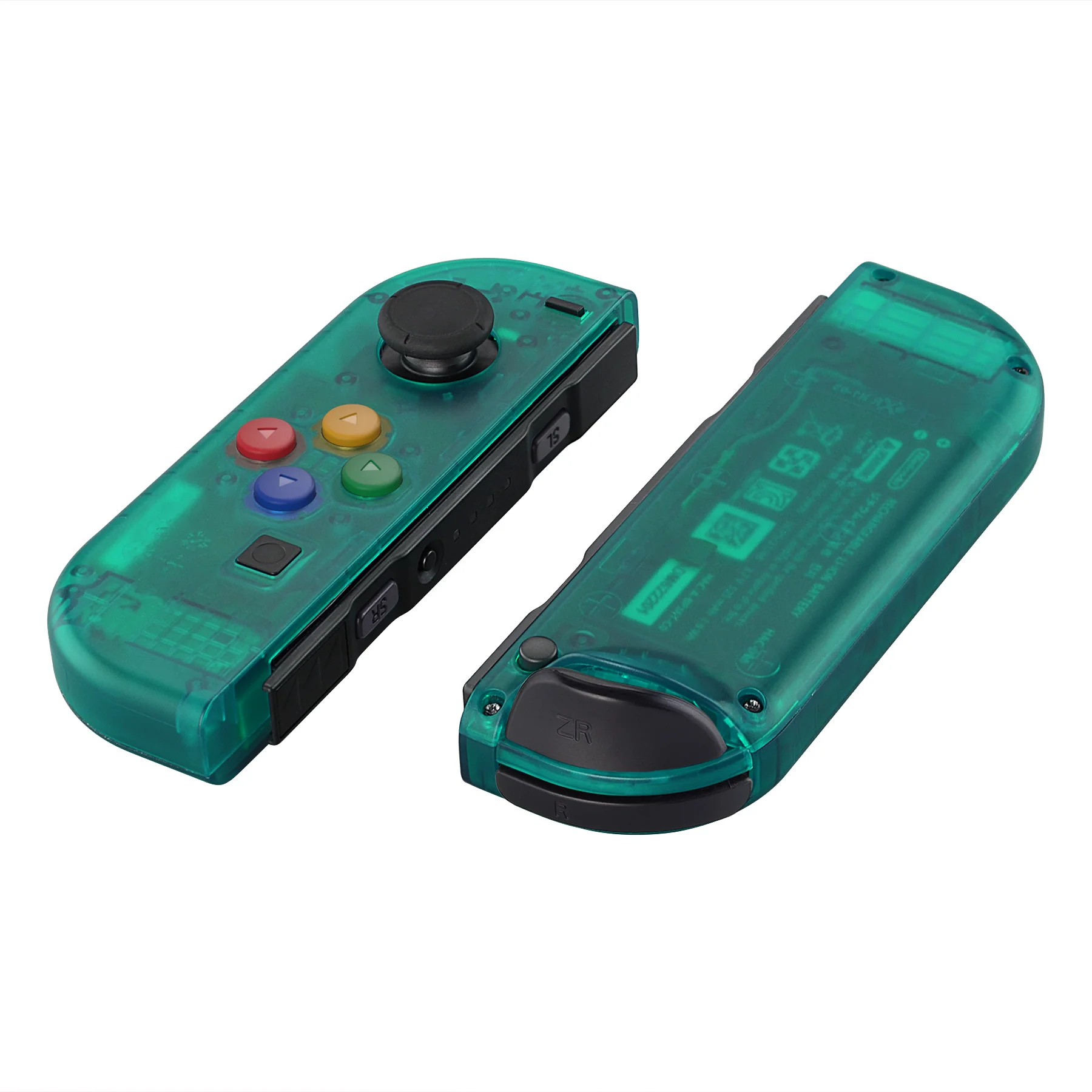 eXtremeRate Replacement Full Set Shell Case with Buttons for Joycon of NS Switch - Emerald Green - Image 9