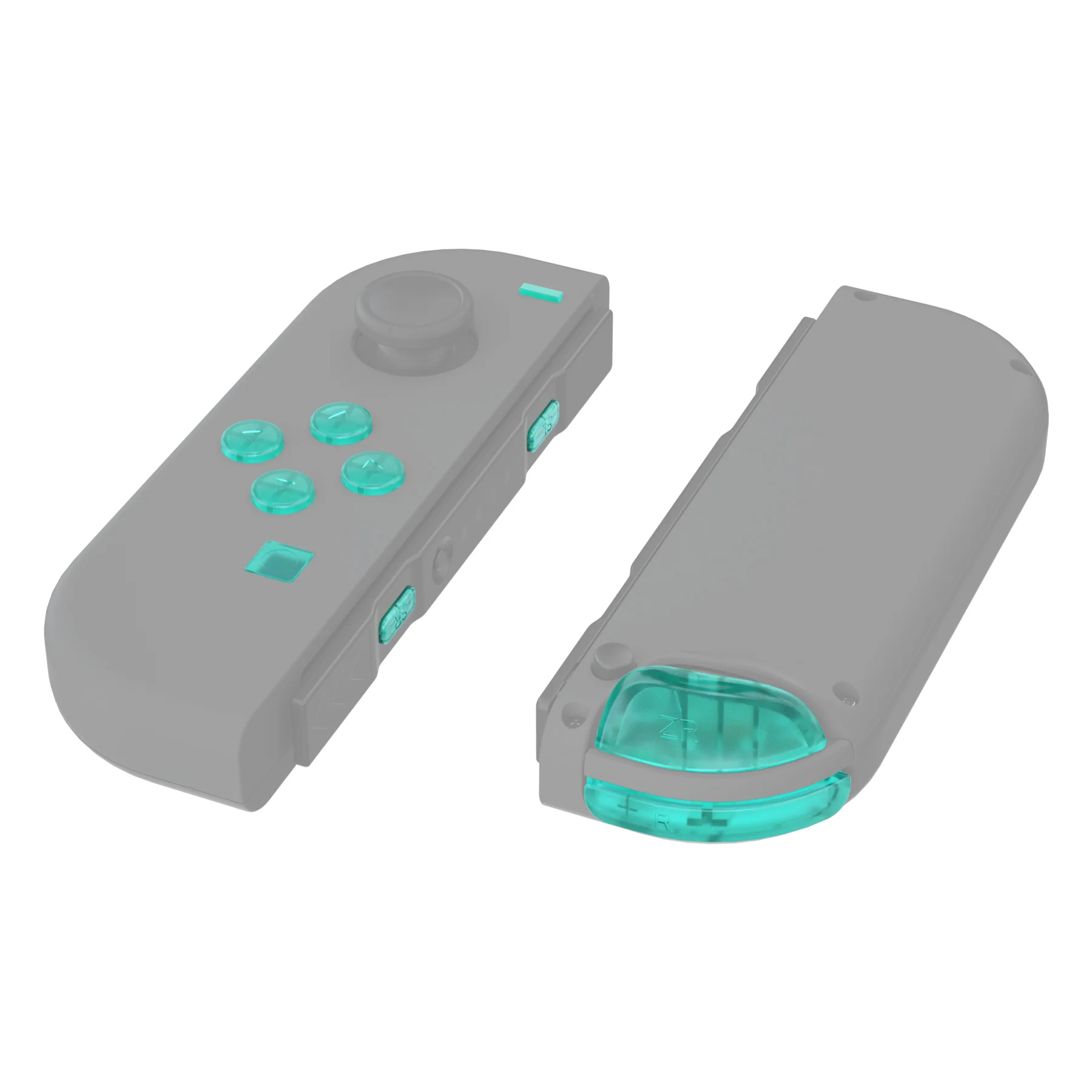 eXtremeRate Replacement Full Set Buttons for Joycon of NS Switch - Emerald Green - Image 5