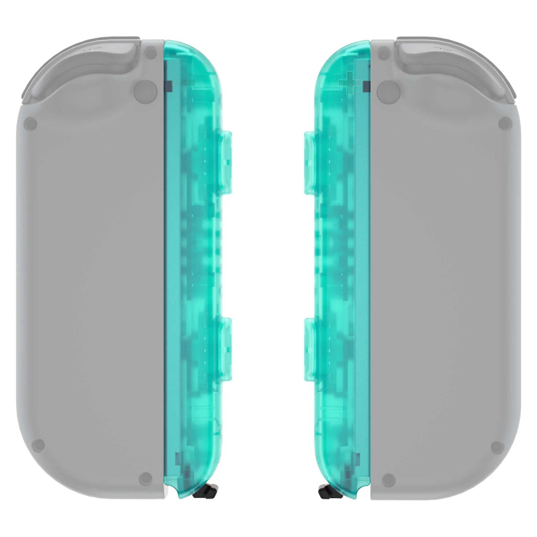eXtremeRate 2 Pack Custom Replacement shell for Joycon Strap of NS Switch - Emerald Green - Image 6