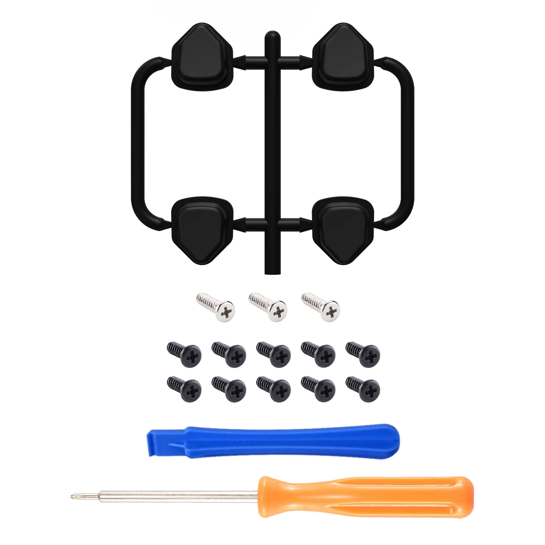 eXtremeRate Ergonomic Split Dpad Buttons (SDP Buttons) for PS5 & PS5 Edge & PS4 All Model Controller - Black - Image 2
