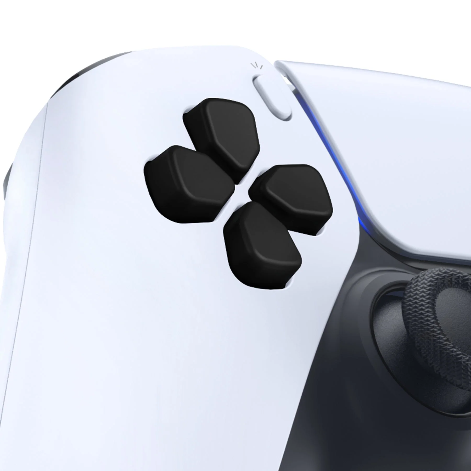 eXtremeRate Ergonomic Split Dpad Buttons (SDP Buttons) for PS5 & PS5 Edge & PS4 All Model Controller - Black - Image 4