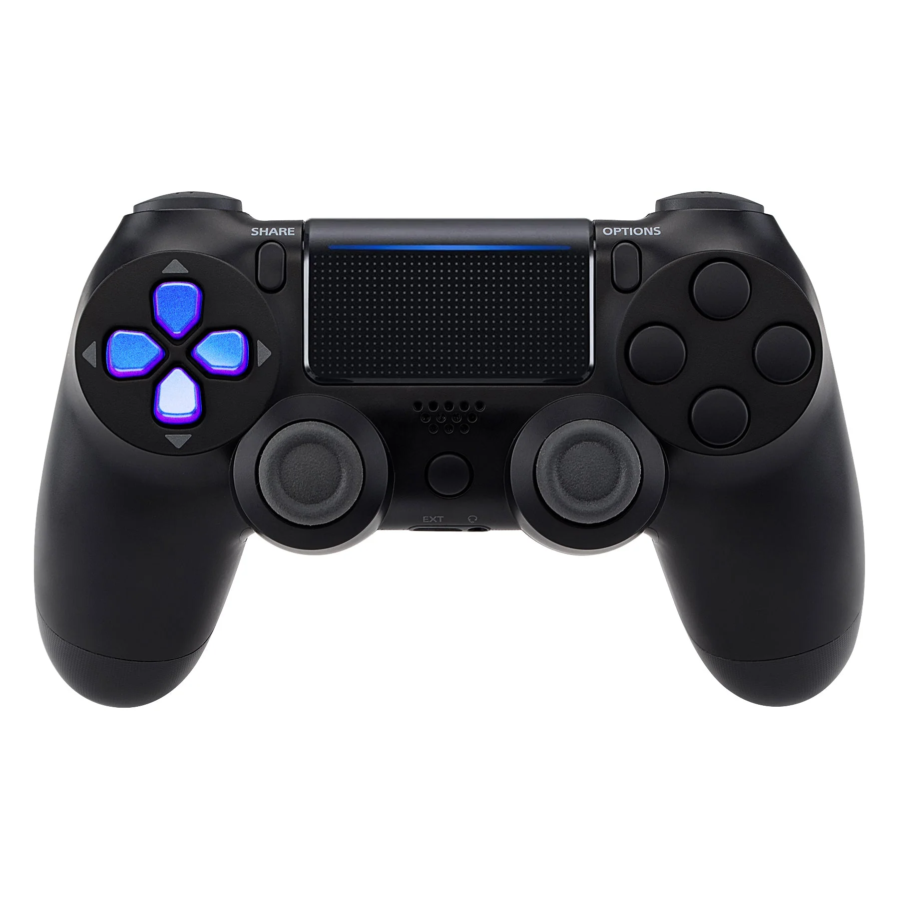 eXtremeRate Ergonomic Split Dpad Buttons (SDP Buttons) for PS5 & PS5 Edge & PS4 All Model Controller - Chameleon Purple Blue - Image 5