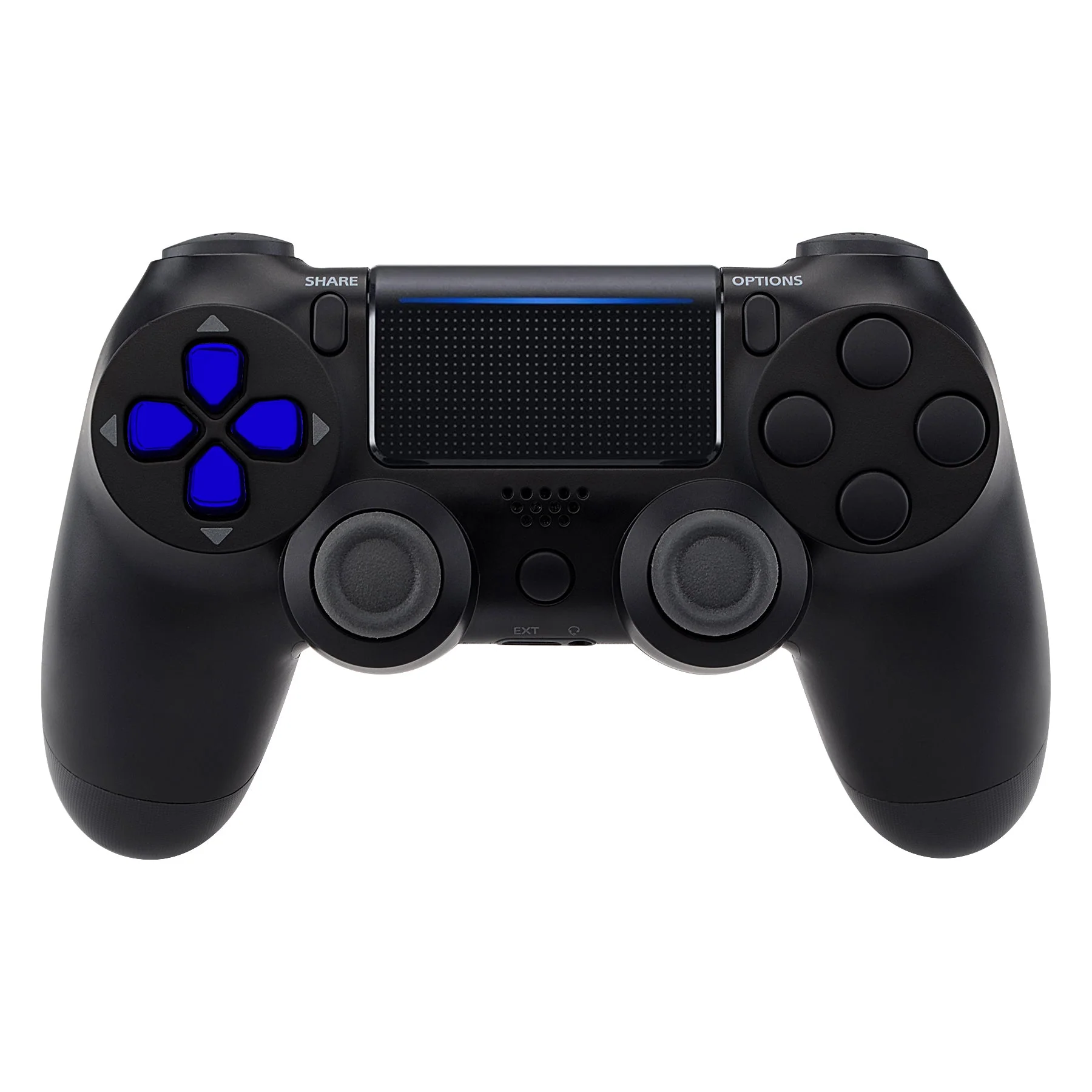 eXtremeRate Ergonomic Split Dpad Buttons (SDP Buttons) for PS5 & PS5 Edge & PS4 All Model Controller - Chrome Blue - Image 5