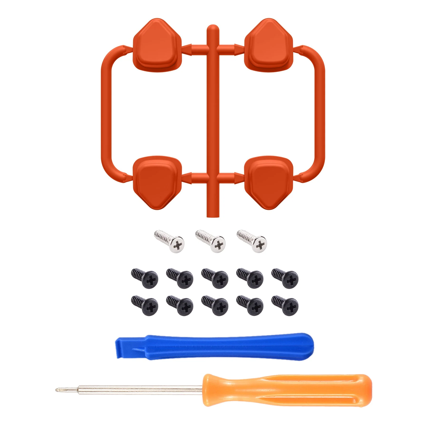 eXtremeRate Ergonomic Split Dpad Buttons (SDP Buttons) for PS5 & PS5 Edge & PS4 All Model Controller - Orange - Image 2