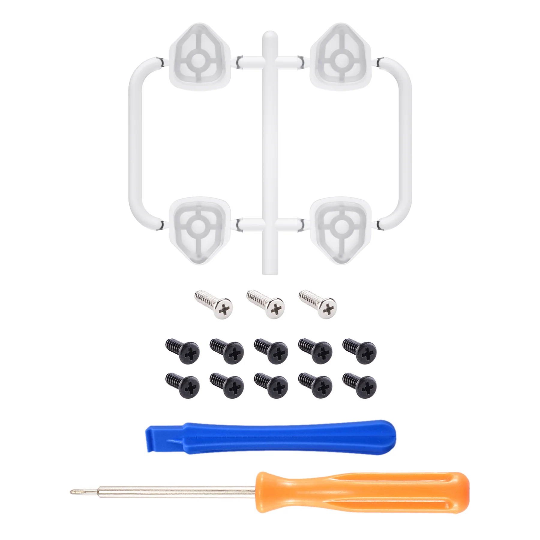 eXtremeRate Ergonomic Split Dpad Buttons (SDP Buttons) for PS5 & PS5 Edge & PS4 All Model Controller - Clear - Image 2