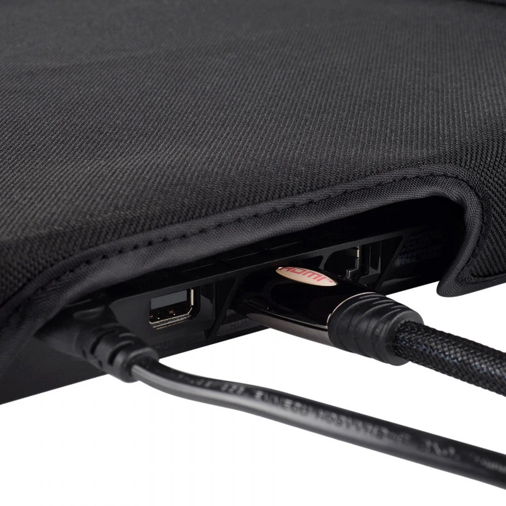 eXtremeRate Horizontal Dust Cover for PS4 slim console - Black - Image 7