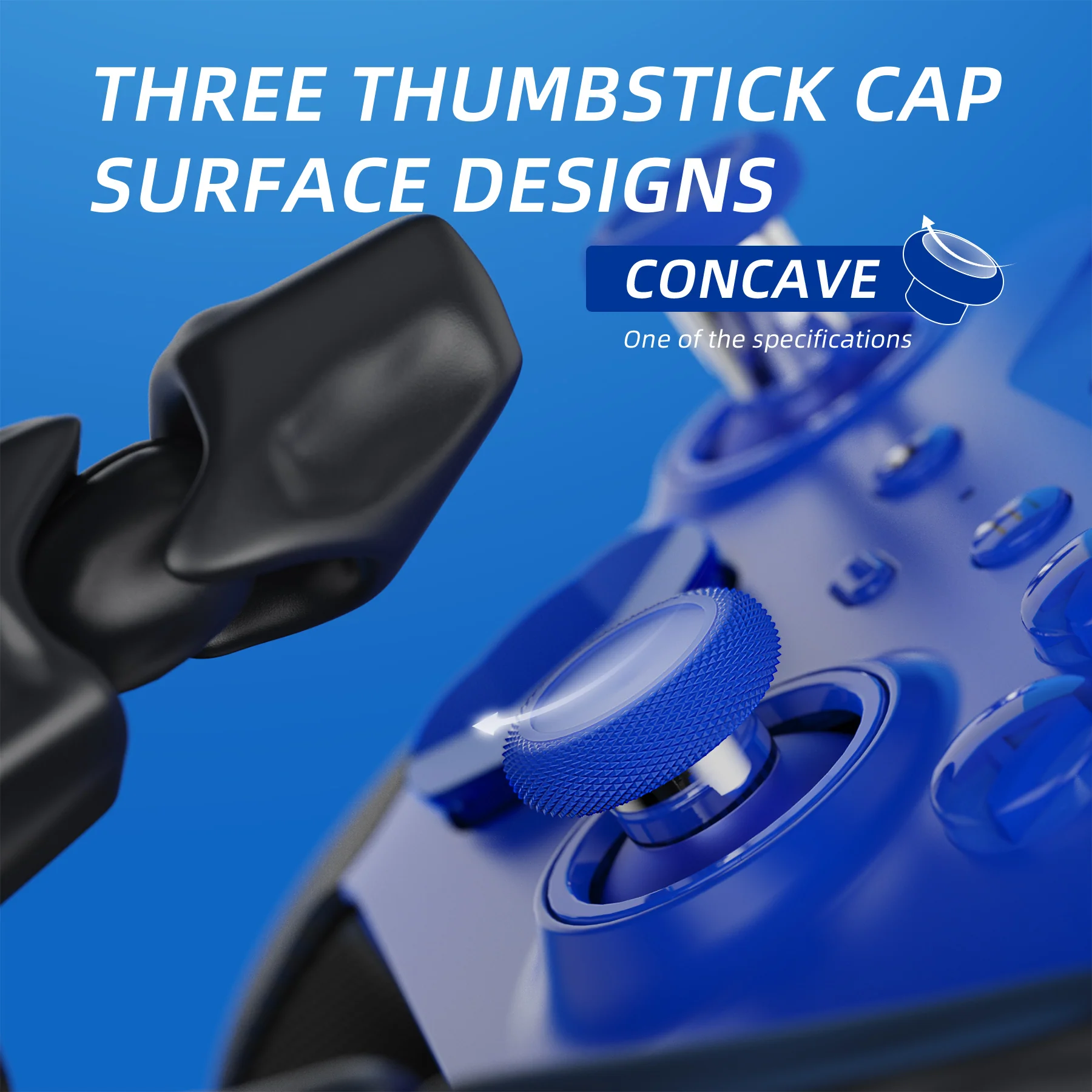 eXtremeRate 13 in 1 Component Pack Kit Replacement Metal Thumbsticks & D-Pads & Paddles for Xbox Elite Series 2 & Elite 2 Core Controller (Model 1797) - Blue & Metallic Silver - Image 12