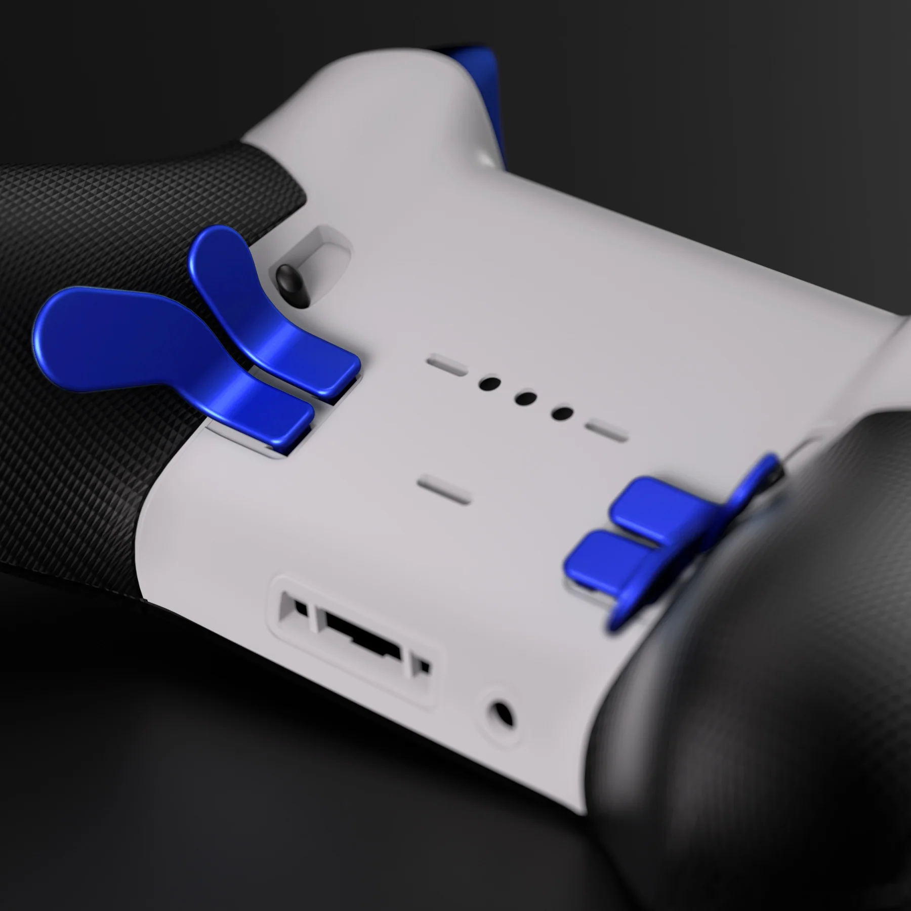 eXtremeRate 13 in 1 Component Pack Kit Replacement Metal Thumbsticks & D-Pads & Paddles for Xbox Elite Series 2 & Elite 2 Core Controller (Model 1797) - Blue & Metallic Silver - Image 5