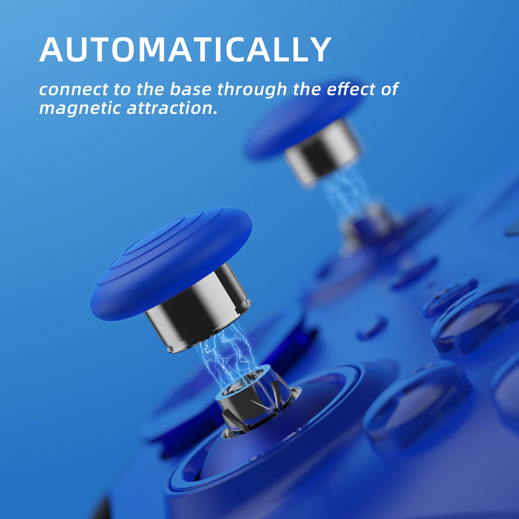 eXtremeRate 13 in 1 Component Pack Kit Replacement Metal Thumbsticks & D-Pads & Paddles for Xbox Elite Series 2 & Elite 2 Core Controller (Model 1797) - Blue & Metallic Silver - Image 9