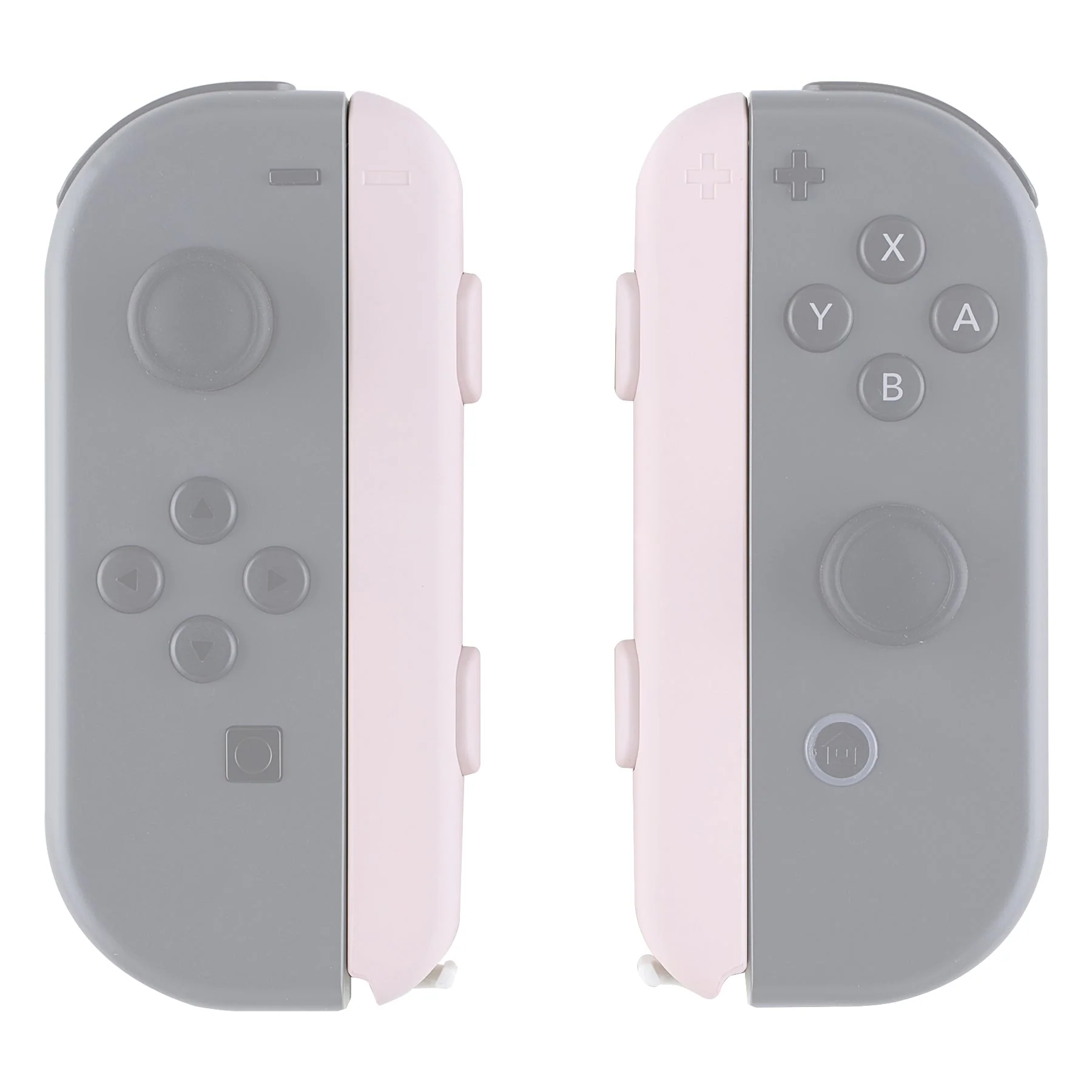 eXtremeRate 2 Pack Custom Replacement shell for Joycon Strap of NS Switch - Cherry Blossoms Pink - Image 3