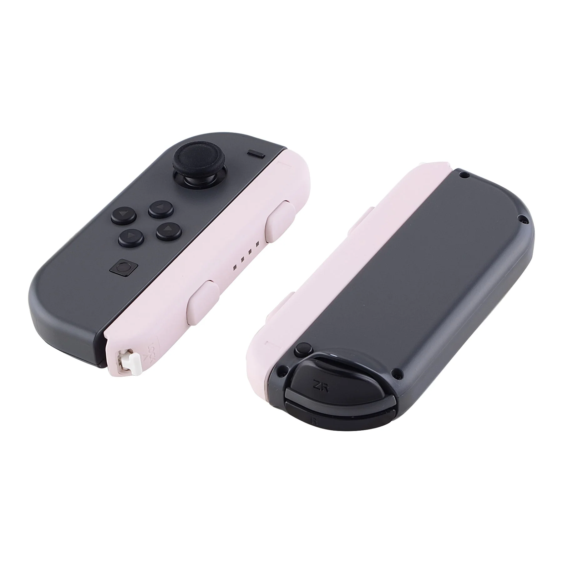 eXtremeRate 2 Pack Custom Replacement shell for Joycon Strap of NS Switch - Cherry Blossoms Pink - Image 5