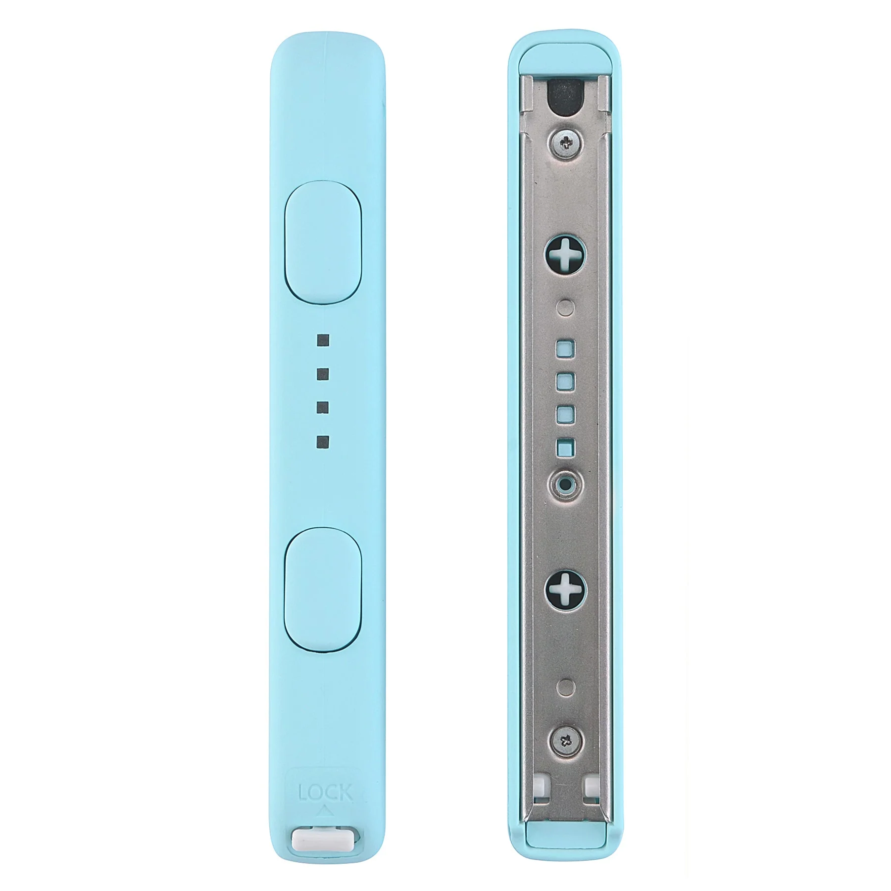 eXtremeRate 2 Pack Custom Replacement shell for Joycon Strap of NS Switch - Heaven Blue - Image 3