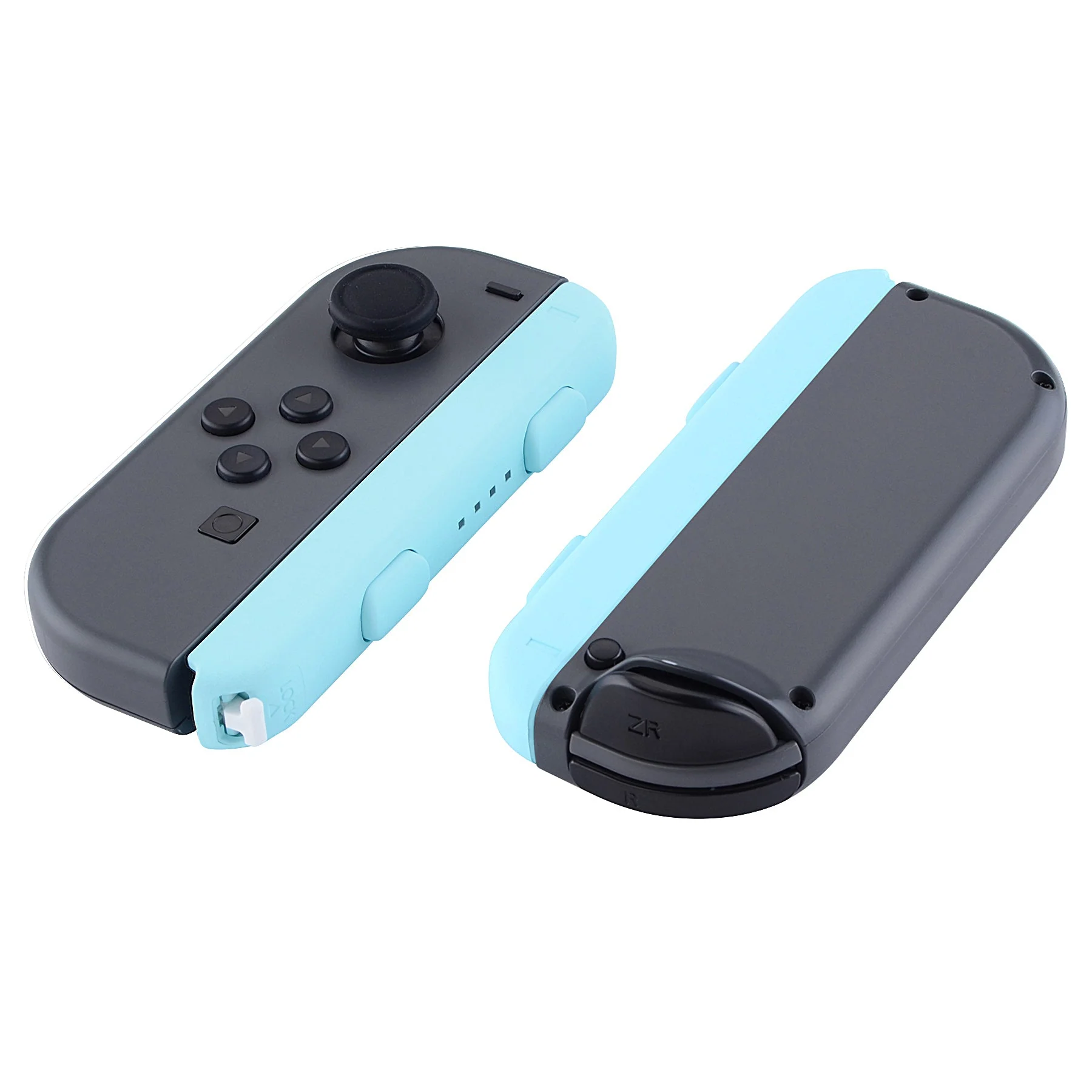 eXtremeRate 2 Pack Custom Replacement shell for Joycon Strap of NS Switch - Heaven Blue - Image 4