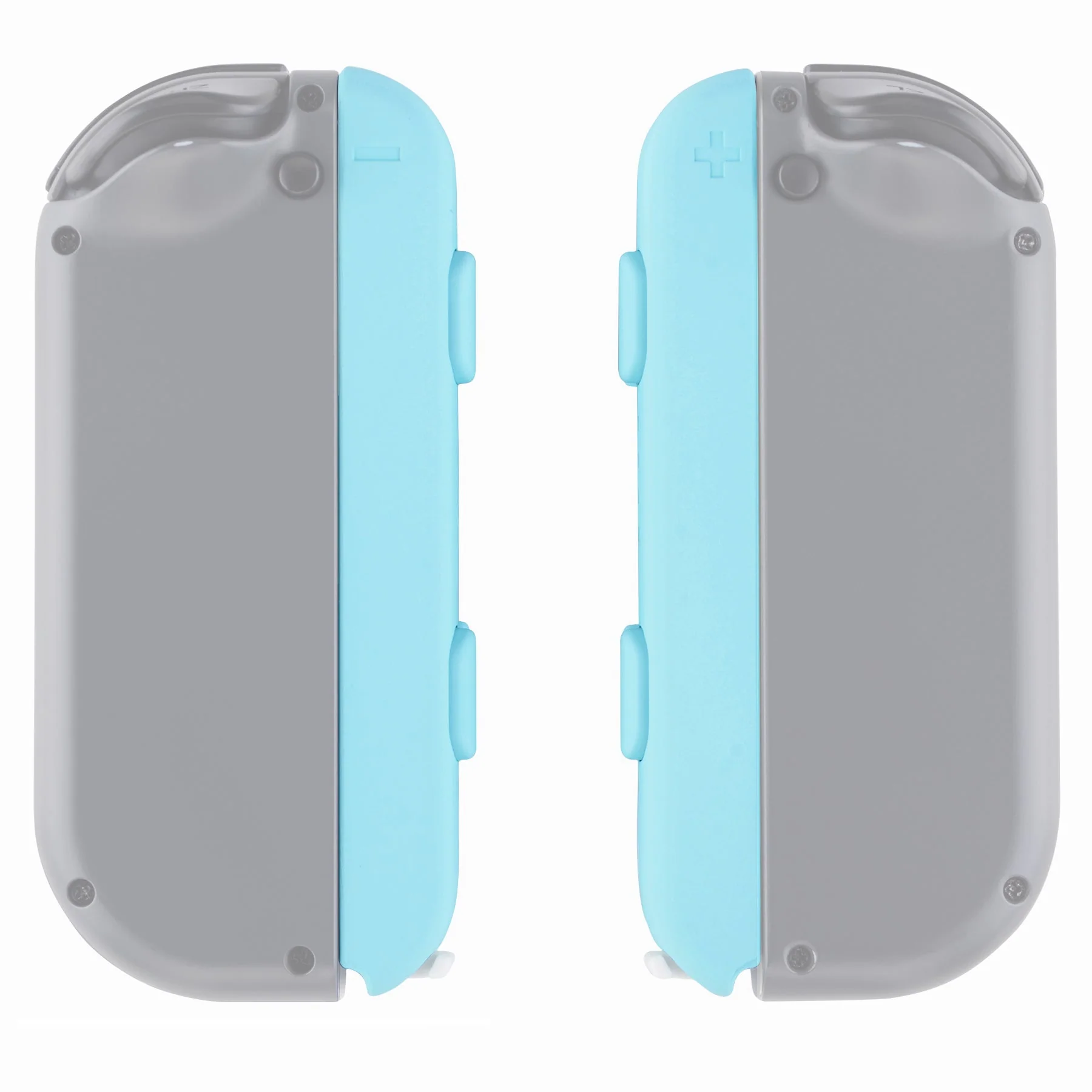 eXtremeRate 2 Pack Custom Replacement shell for Joycon Strap of NS Switch - Heaven Blue - Image 7
