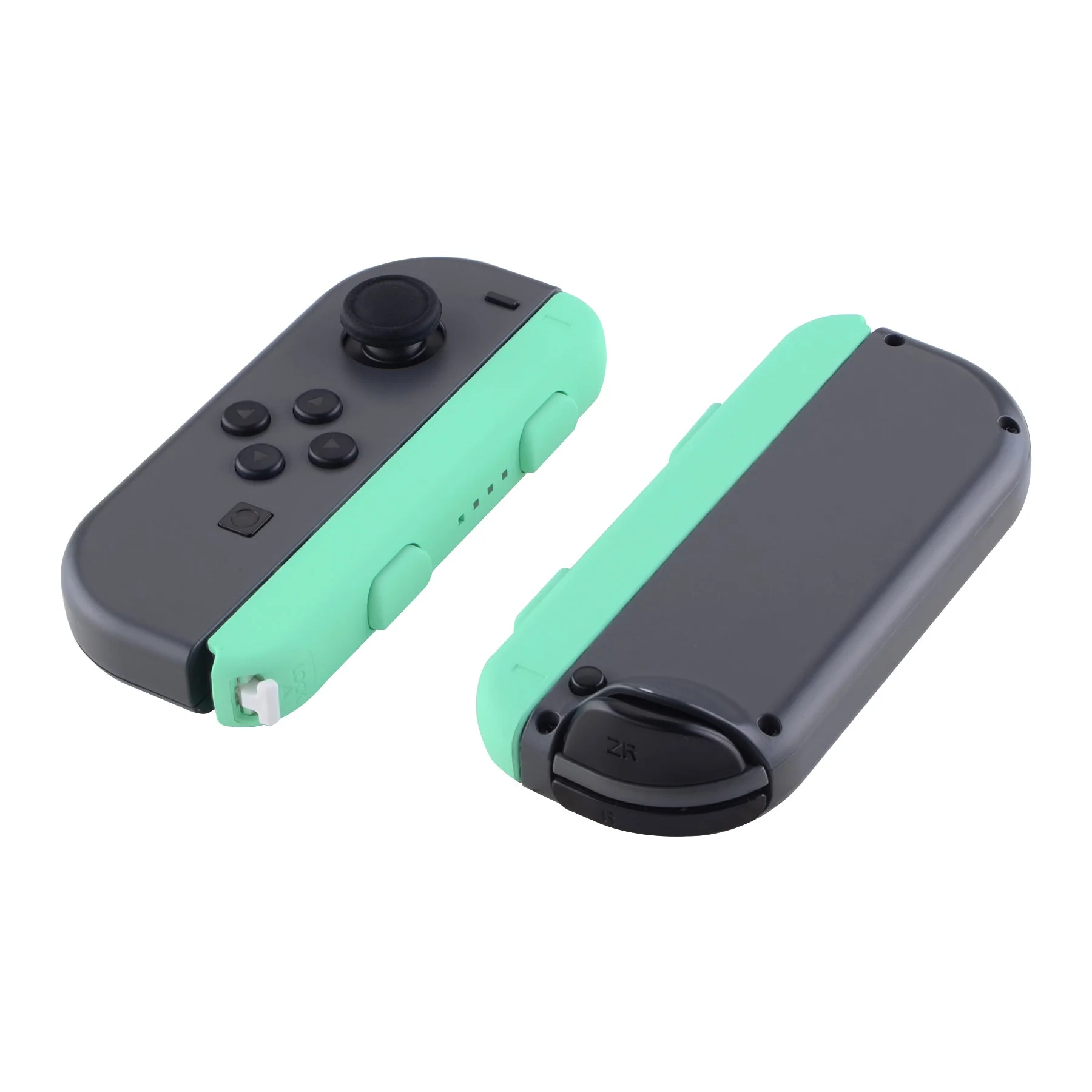 eXtremeRate 2 Pack Custom Replacement shell for Joycon Strap of NS Switch - Mint Green - Image 4