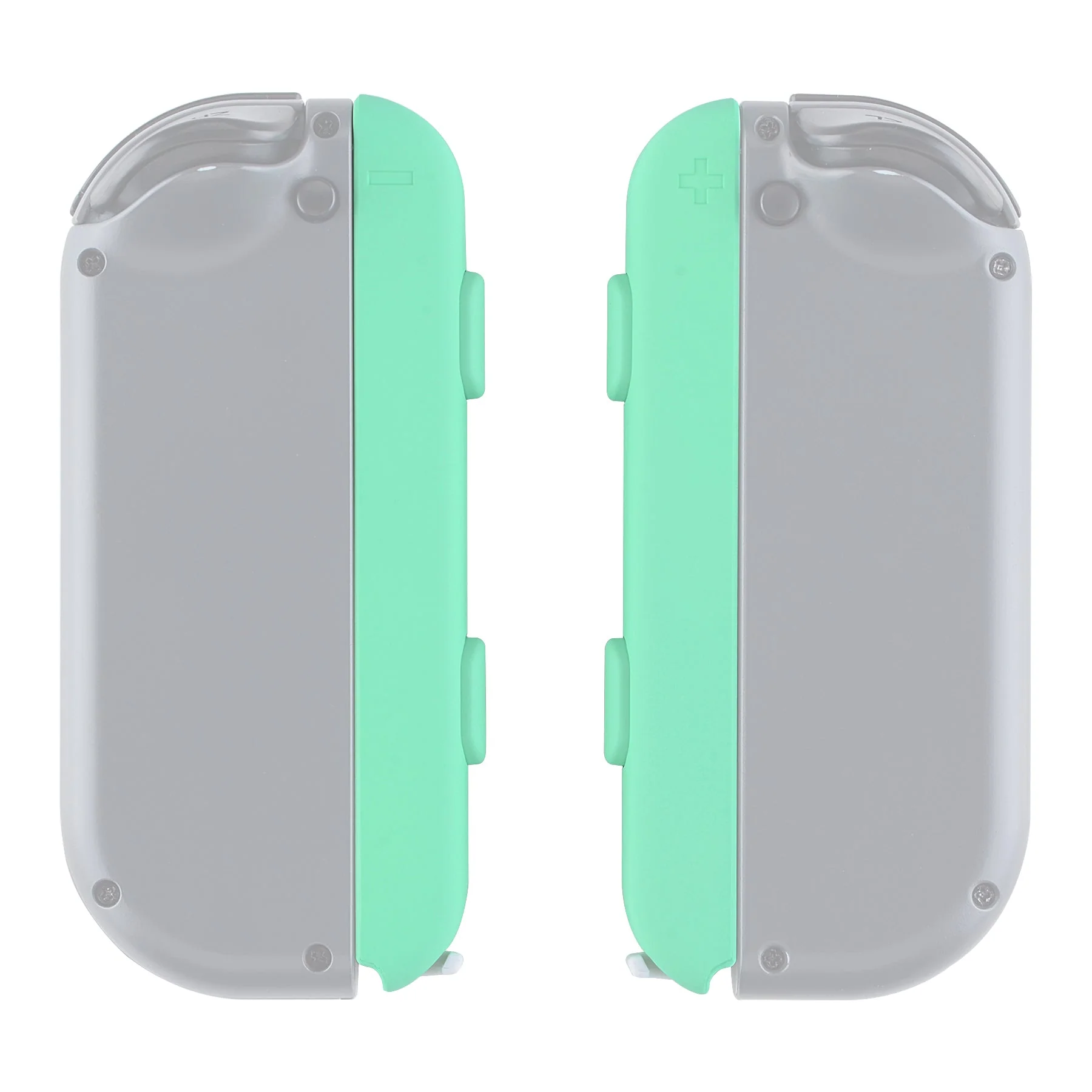 eXtremeRate 2 Pack Custom Replacement shell for Joycon Strap of NS Switch - Mint Green - Image 7