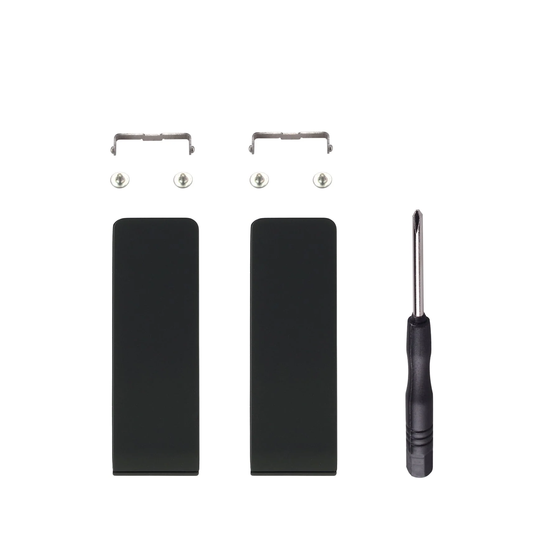 eXtremeRate 2 Sets Replacement Kickstand for Nintendo Switch Console - Black - Image 2