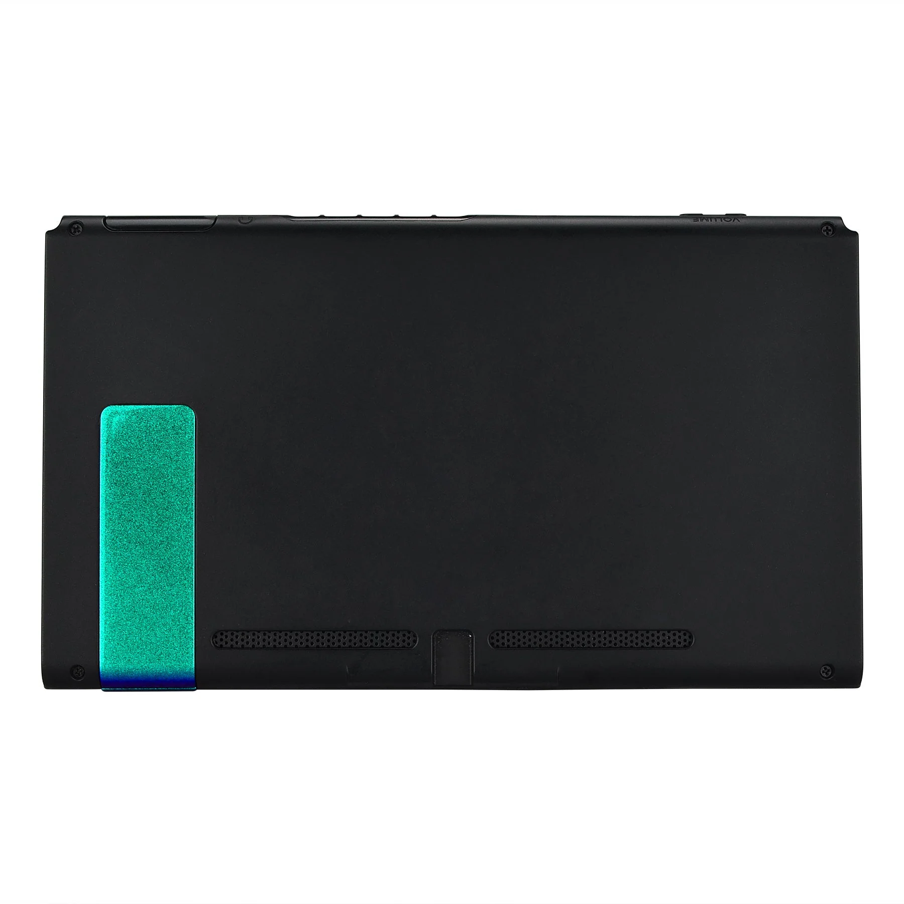 eXtremeRate 2 Sets Replacement Kickstand for Nintendo Switch Console - Chameleon Green Purple - Image 3
