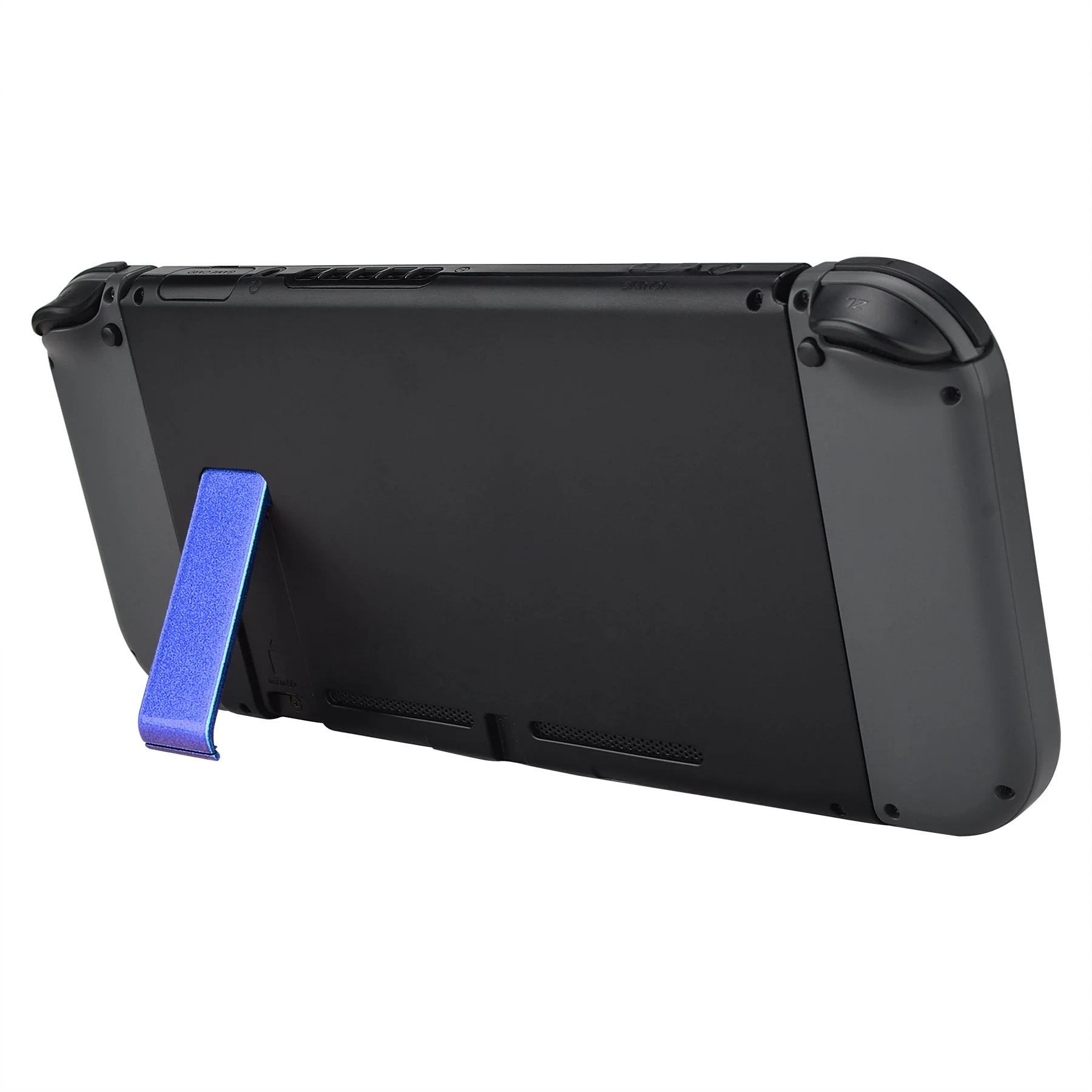 eXtremeRate 2 Sets Replacement Kickstand for Nintendo Switch Console - Chameleon Purple Blue - Image 4