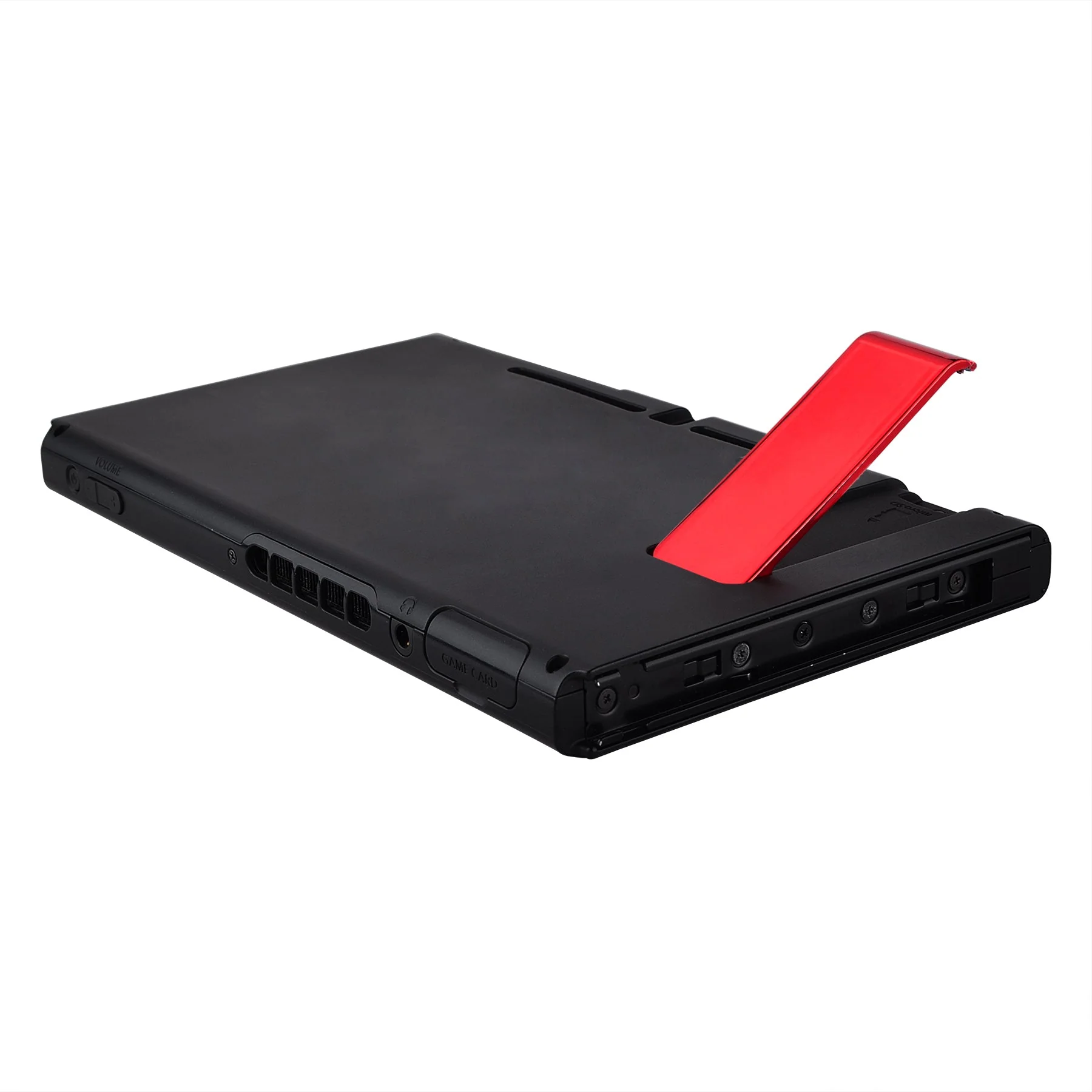 eXtremeRate 2 Sets Replacement Kickstand for Nintendo Switch Console - Glossy Chrome Red - Image 5