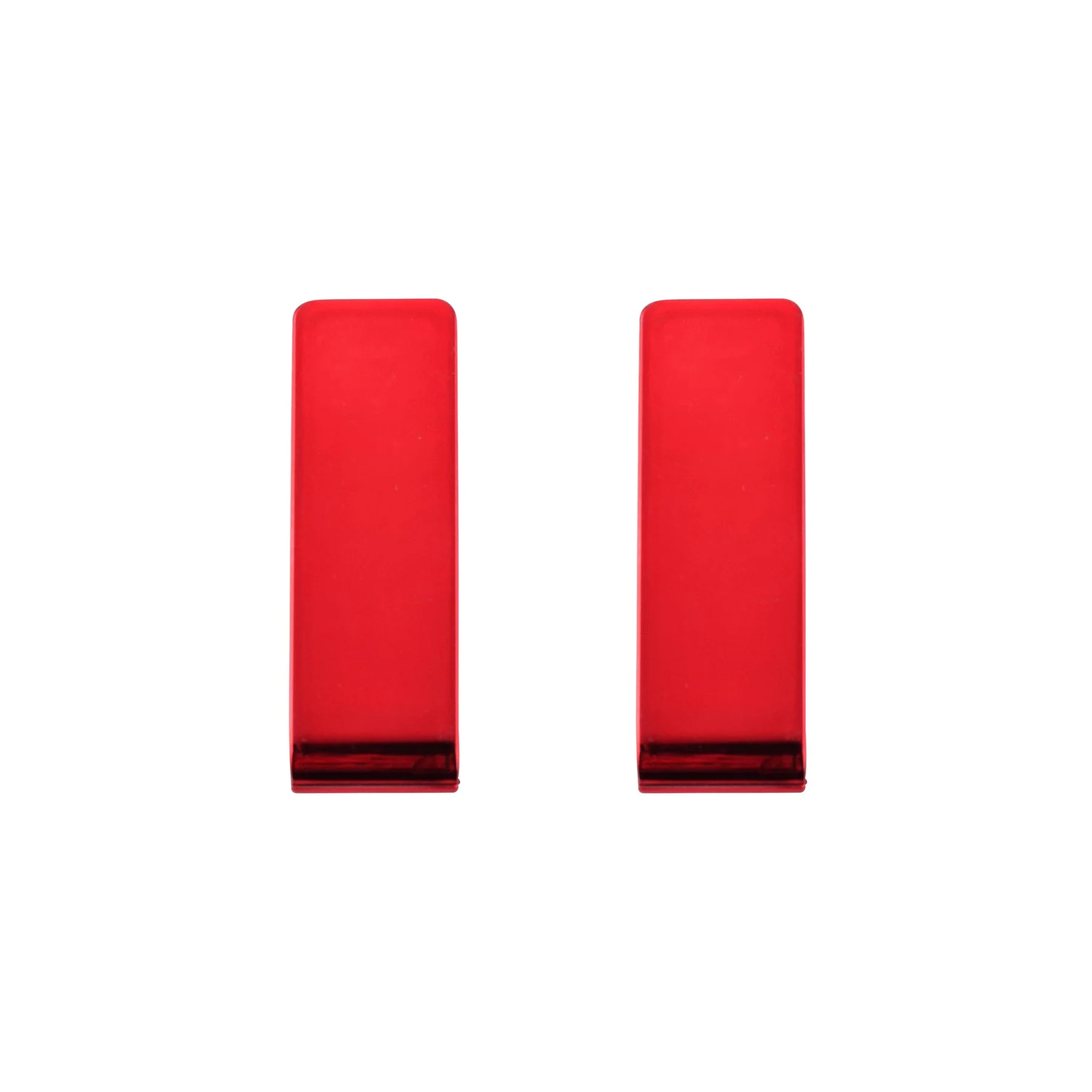 eXtremeRate 2 Sets Replacement Kickstand for Nintendo Switch Console - Glossy Chrome Red - Image 7