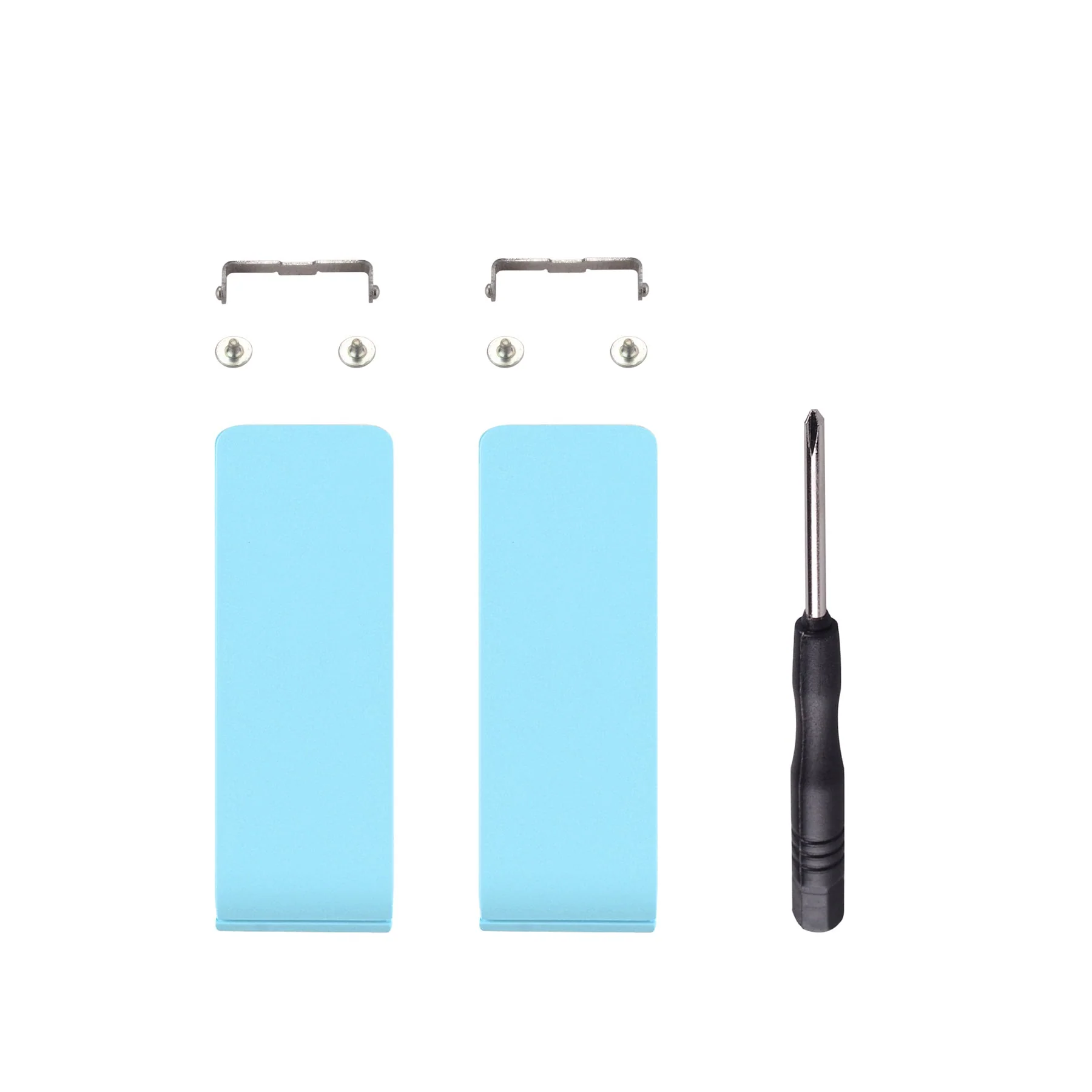 eXtremeRate 2 Sets Replacement Kickstand for Nintendo Switch Console - Heaven Blue - Image 2