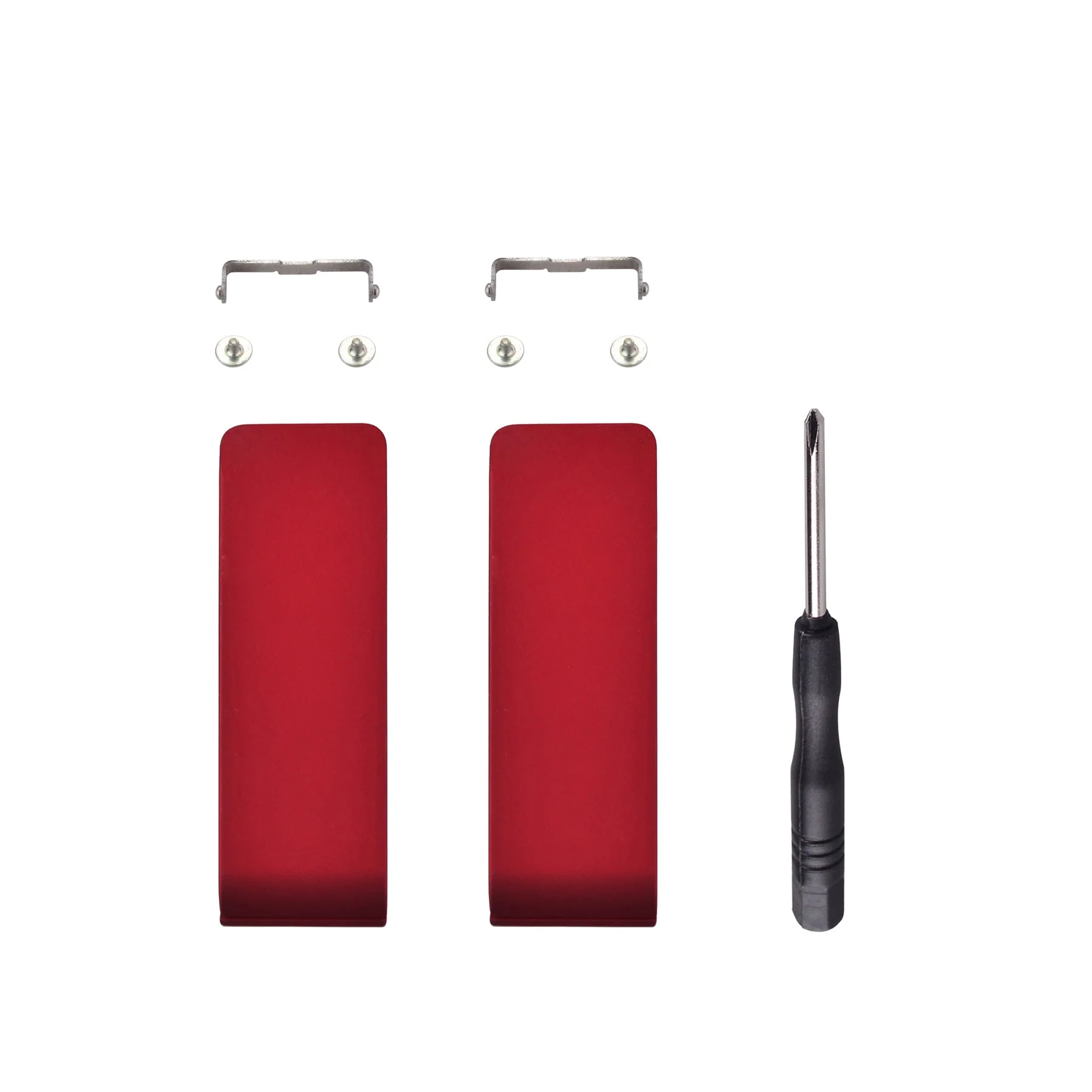 eXtremeRate 2 Sets Replacement Kickstand for Nintendo Switch Console - Scarlet Red - Image 2