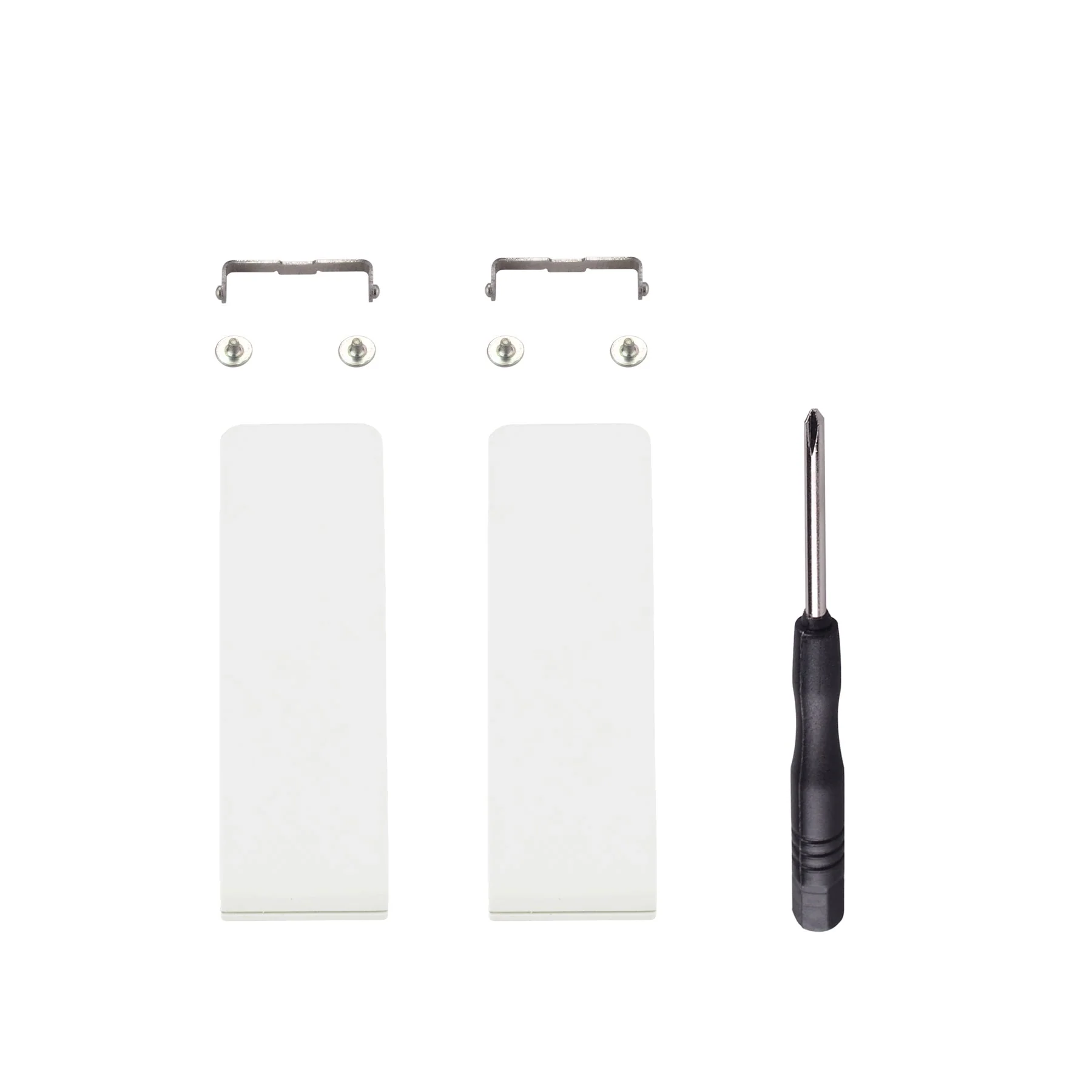 eXtremeRate 2 Sets Replacement Kickstand for Nintendo Switch Console - White - Image 2