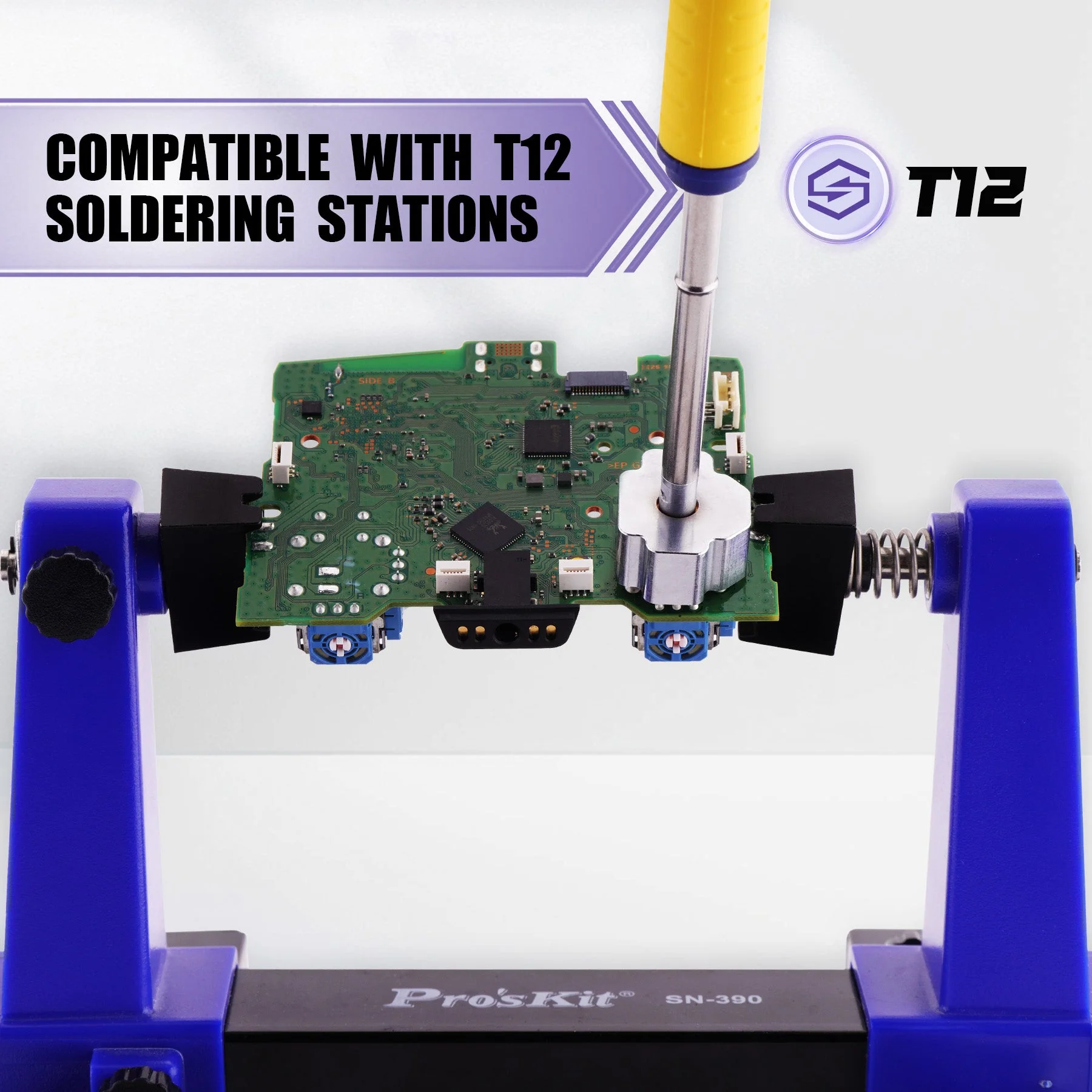 eXtremeRate 3D Joystick Desoldering Iron Tip with Heating Stick Compatible with T12 Soldering Station for PS4 & PS5 & Xbox One/Series S X & Switch Pro Controller 13mm Analog Sticks Repair Tools - Image 6
