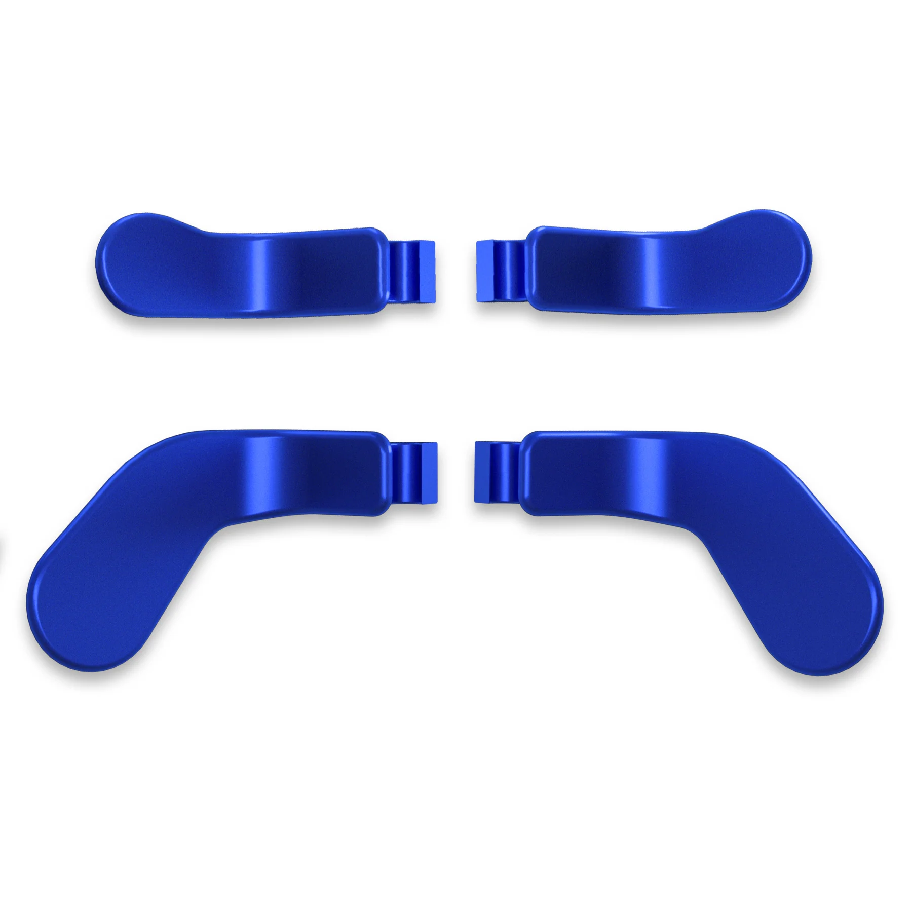 eXtremeRate 4 pcs Replacement Metalic Stainless Steel Paddles for Xbox One Elite & Xbox Elite Series 2 & Elite 2 Core Controller - Blue - Image 2