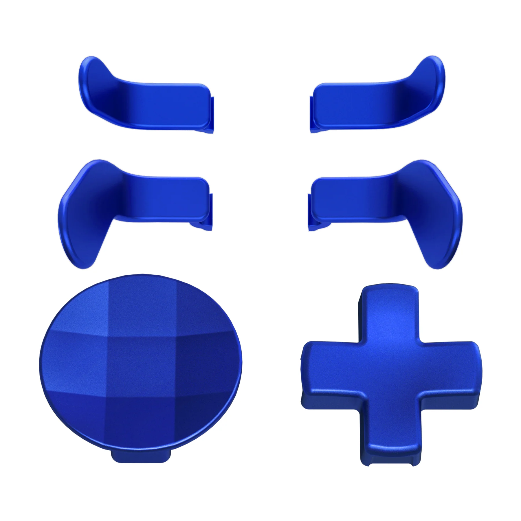 eXtremeRate 6 in 1 Replacement Metallic Magnetic Stainless Steel Back Paddles and D-Pads Kits for Xbox One Elite & Xbox Elite Series 2 & Elite 2 Core Controller - Blue - Image 5