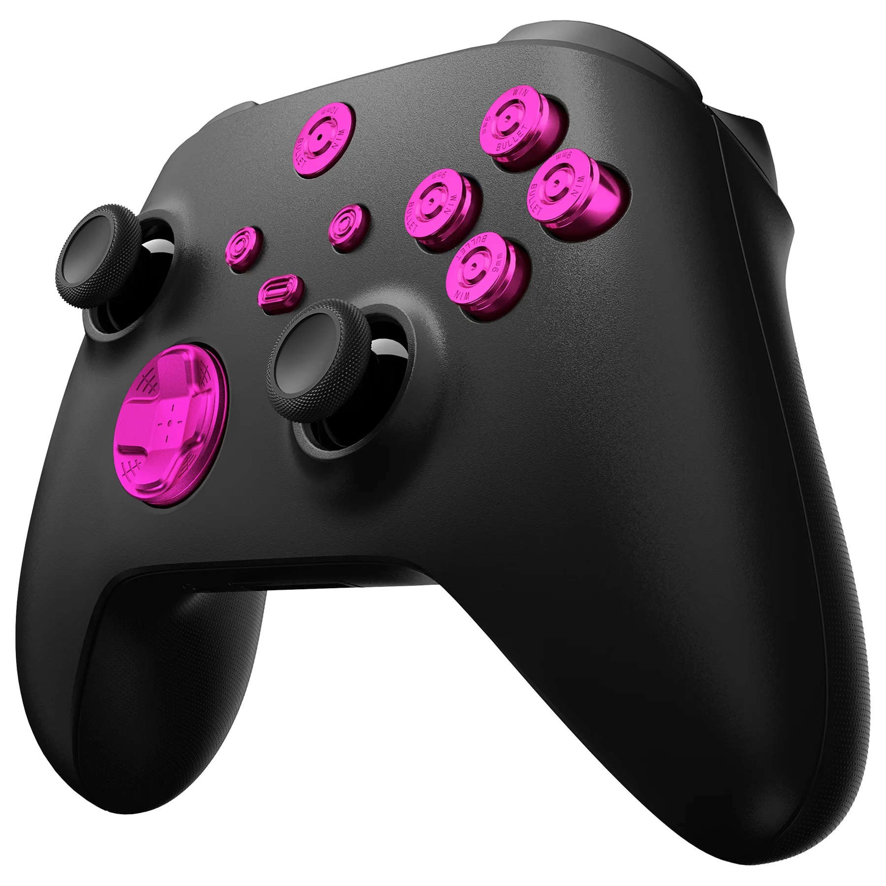 eXtremeRate 9 in 1 Custom Gold Metal Buttons for Xbox Series X/S Controller & Xbox Core Controller - Purple - Image 5